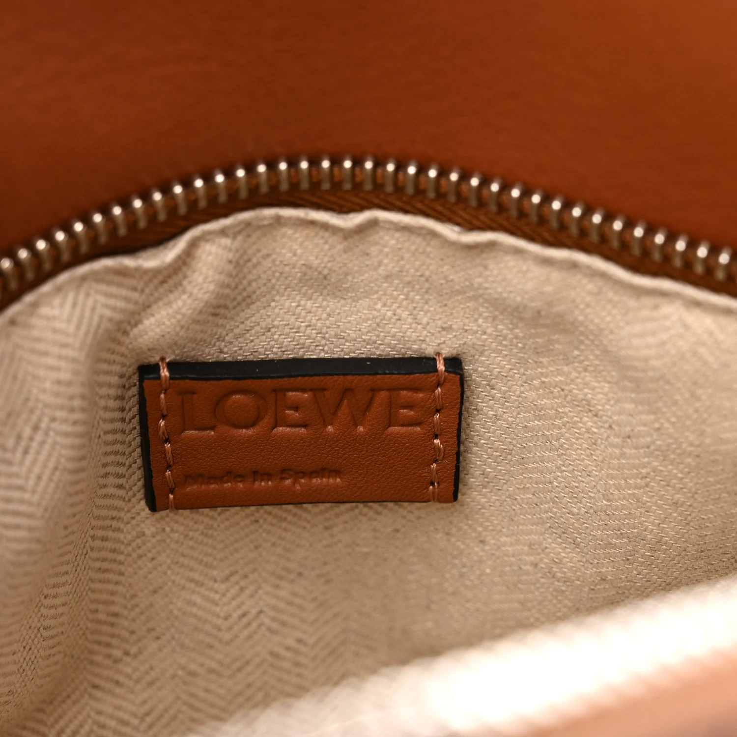 Calfskin Medium Puzzle Bag Tan - Image 6