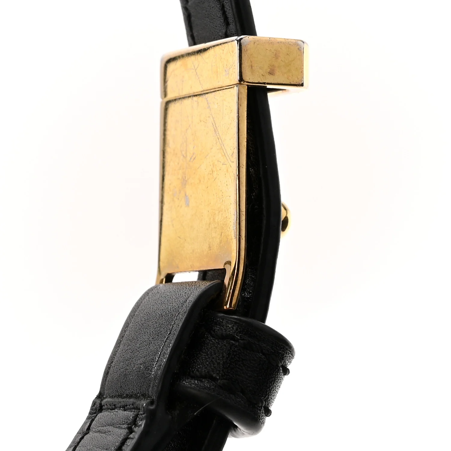 Calfskin Mini Barcelona Shoulder Bag Black - Image 11