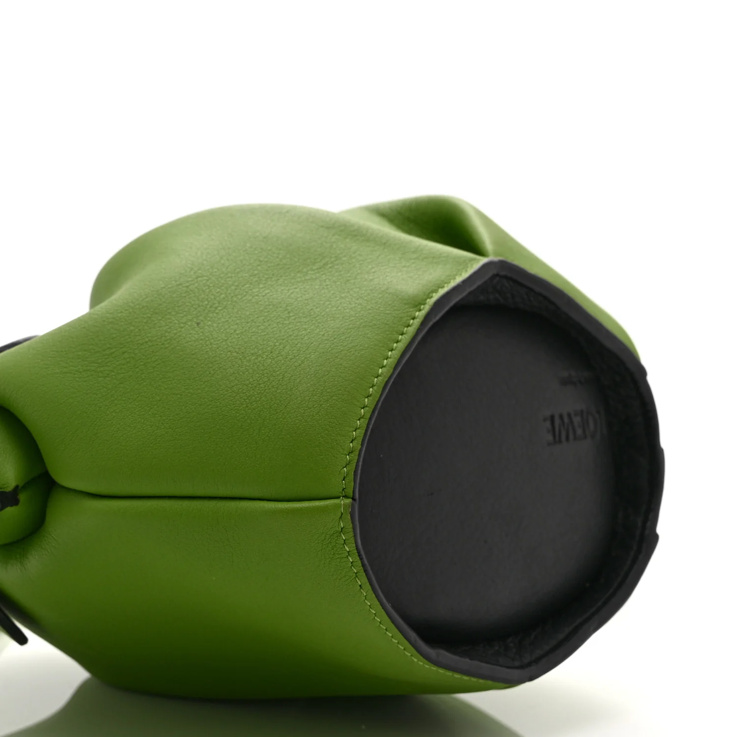 Calfskin Mini Elephant Crossbody Bag Apple Green - Image 9