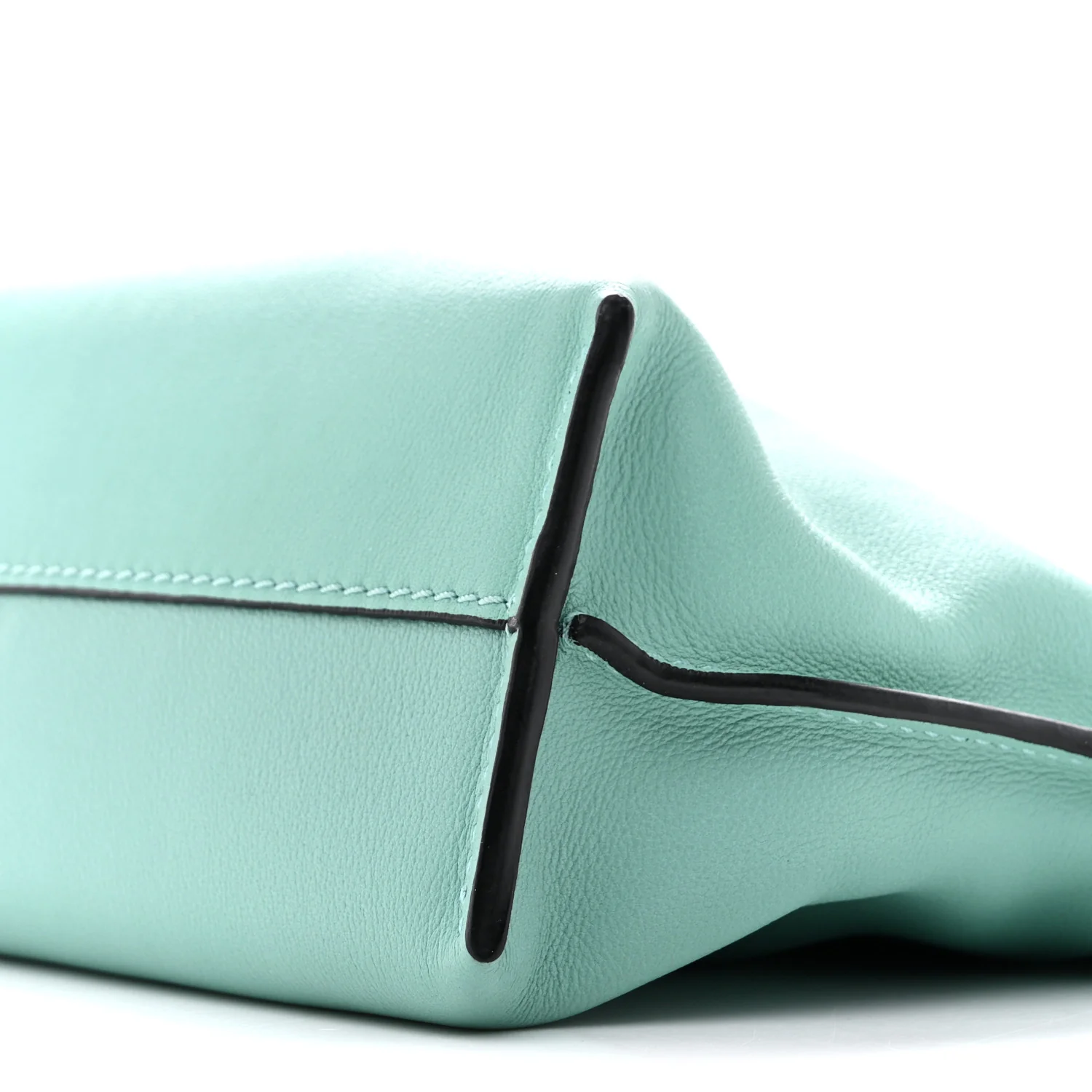 Calfskin Mini Flamenco Knot Bag Fresh Mint - Image 10