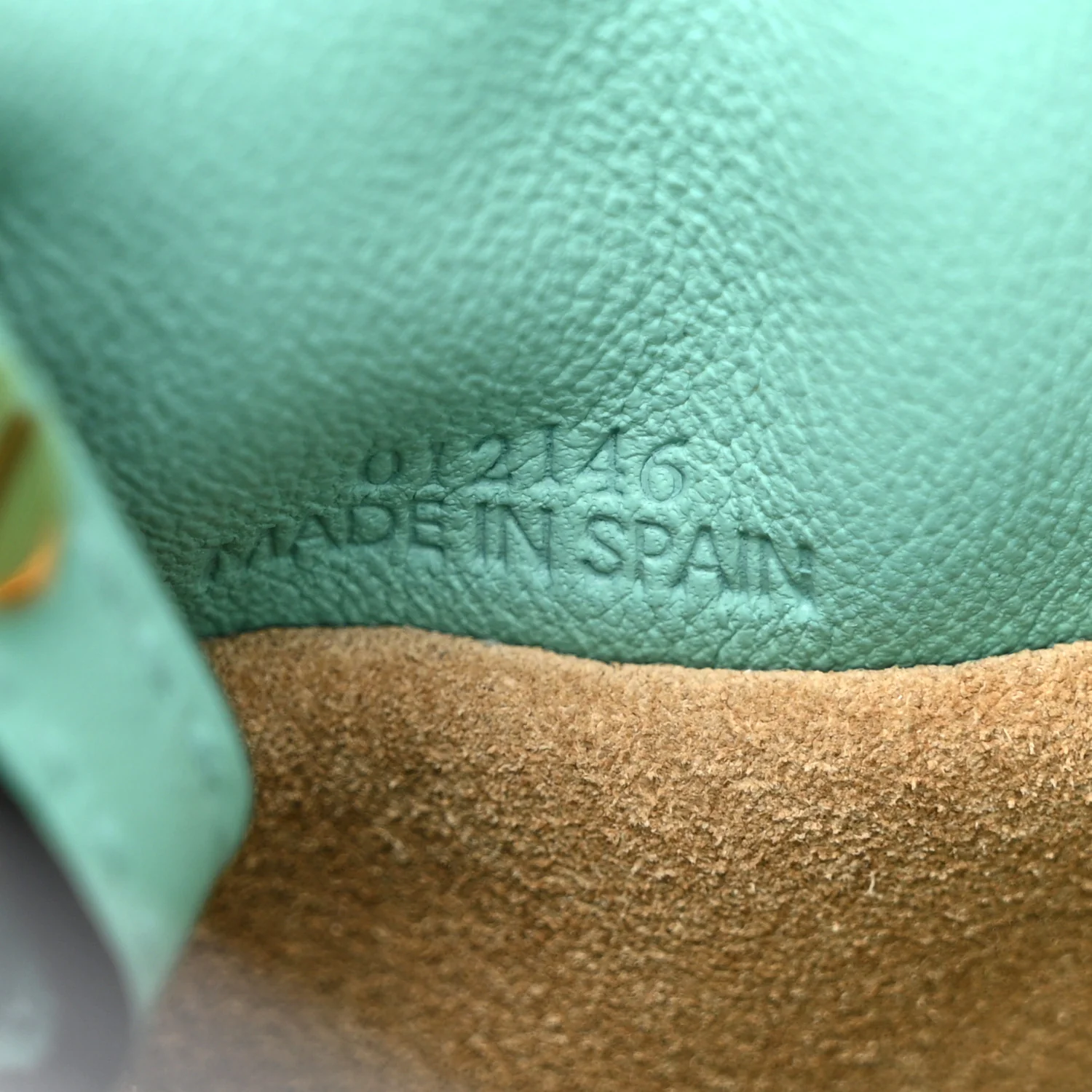 Calfskin Mini Flamenco Knot Bag Fresh Mint - Image 7