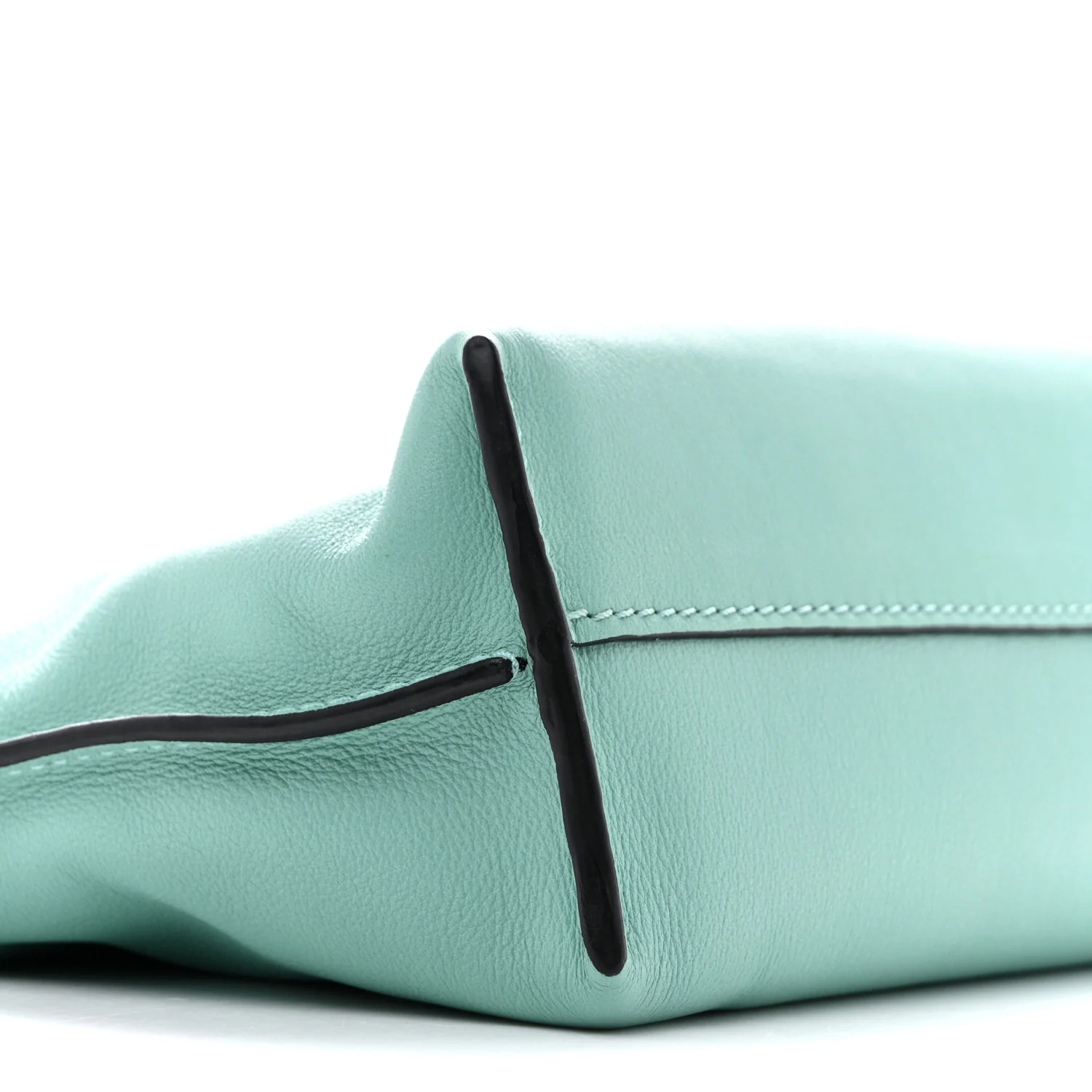 Calfskin Mini Flamenco Knot Bag Fresh Mint - Image 9