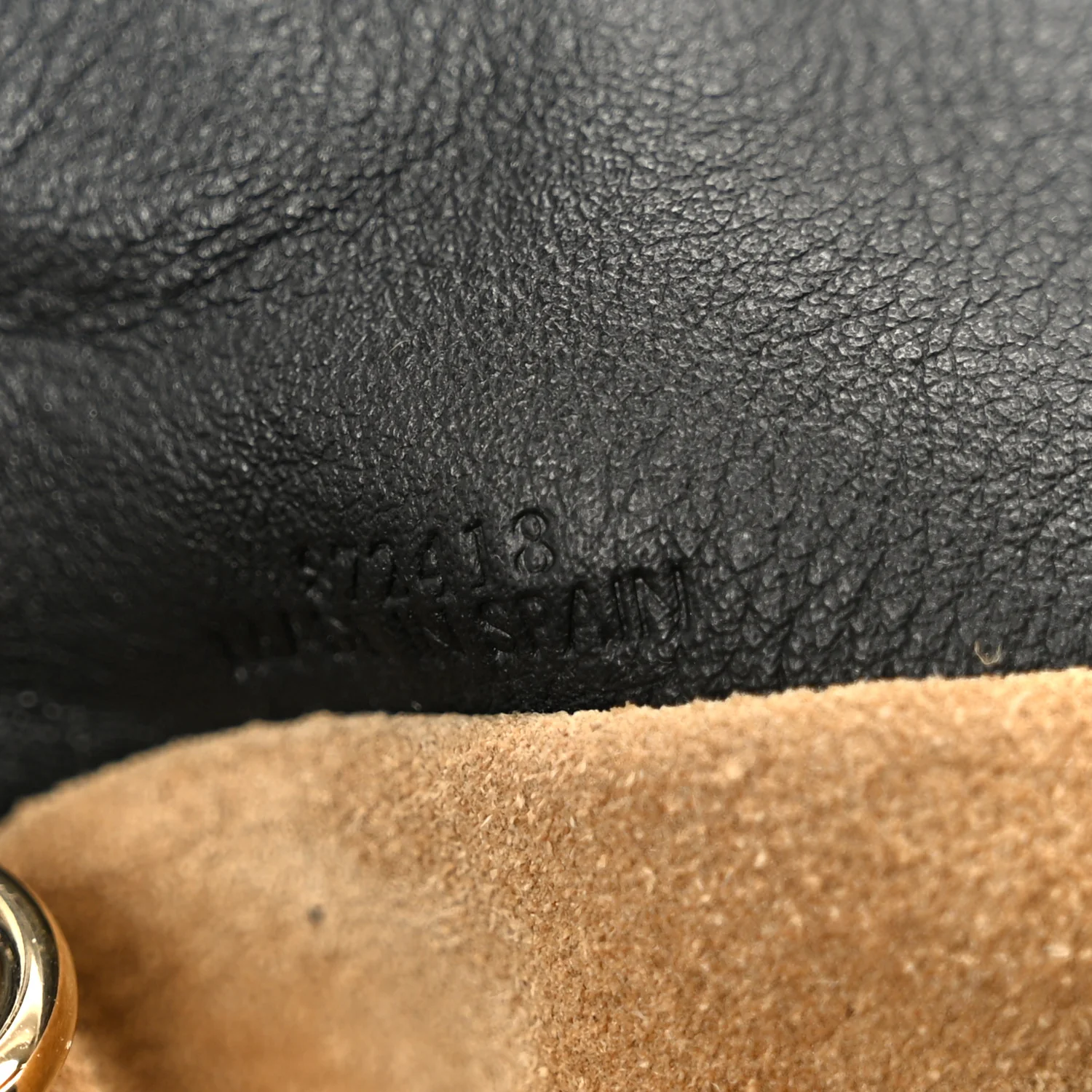 Calfskin Mini Flamenco Knot Clutch Black - Image 6