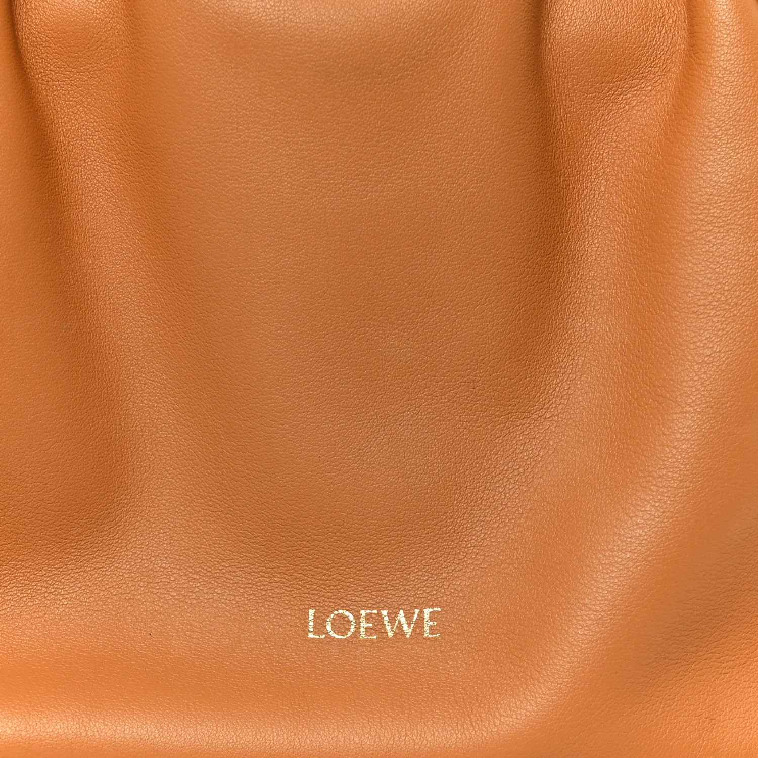 Calfskin Mini Flamenco Knot Clutch Warm Desert - Image 8