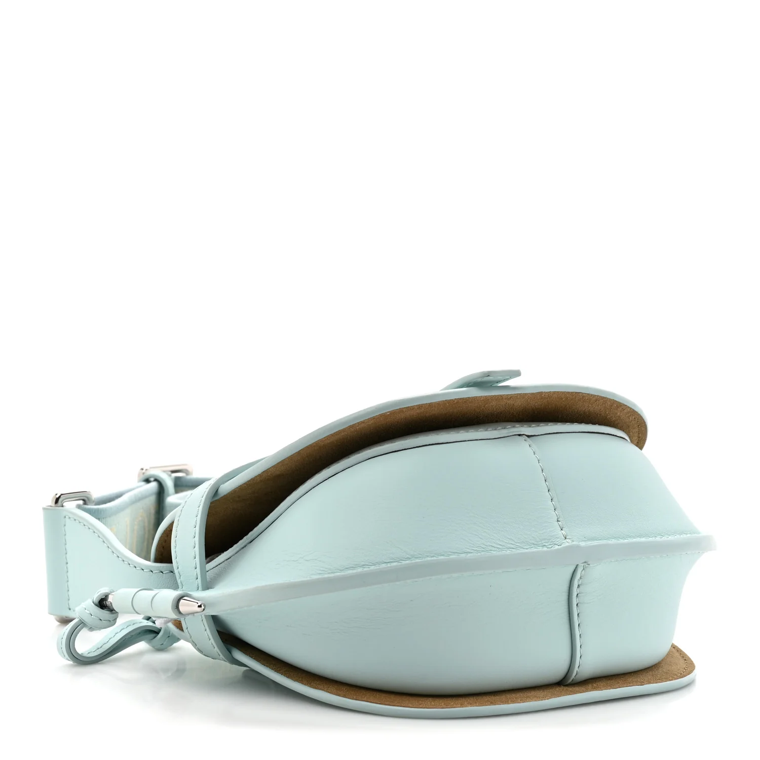Calfskin Mini Gate Dual Bag Abyss Blue - Image 4