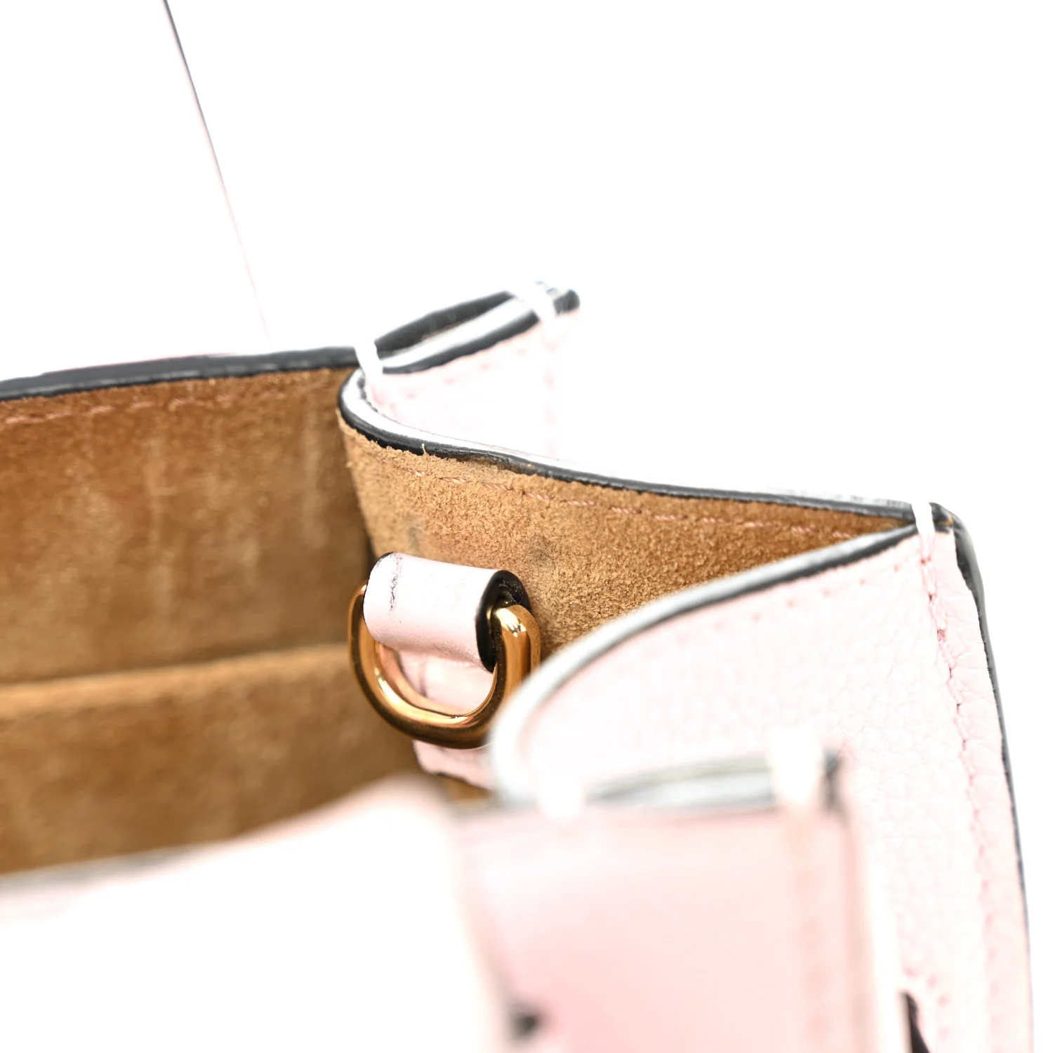 Calfskin Mini Gate Tote Icy Pink - Image 10