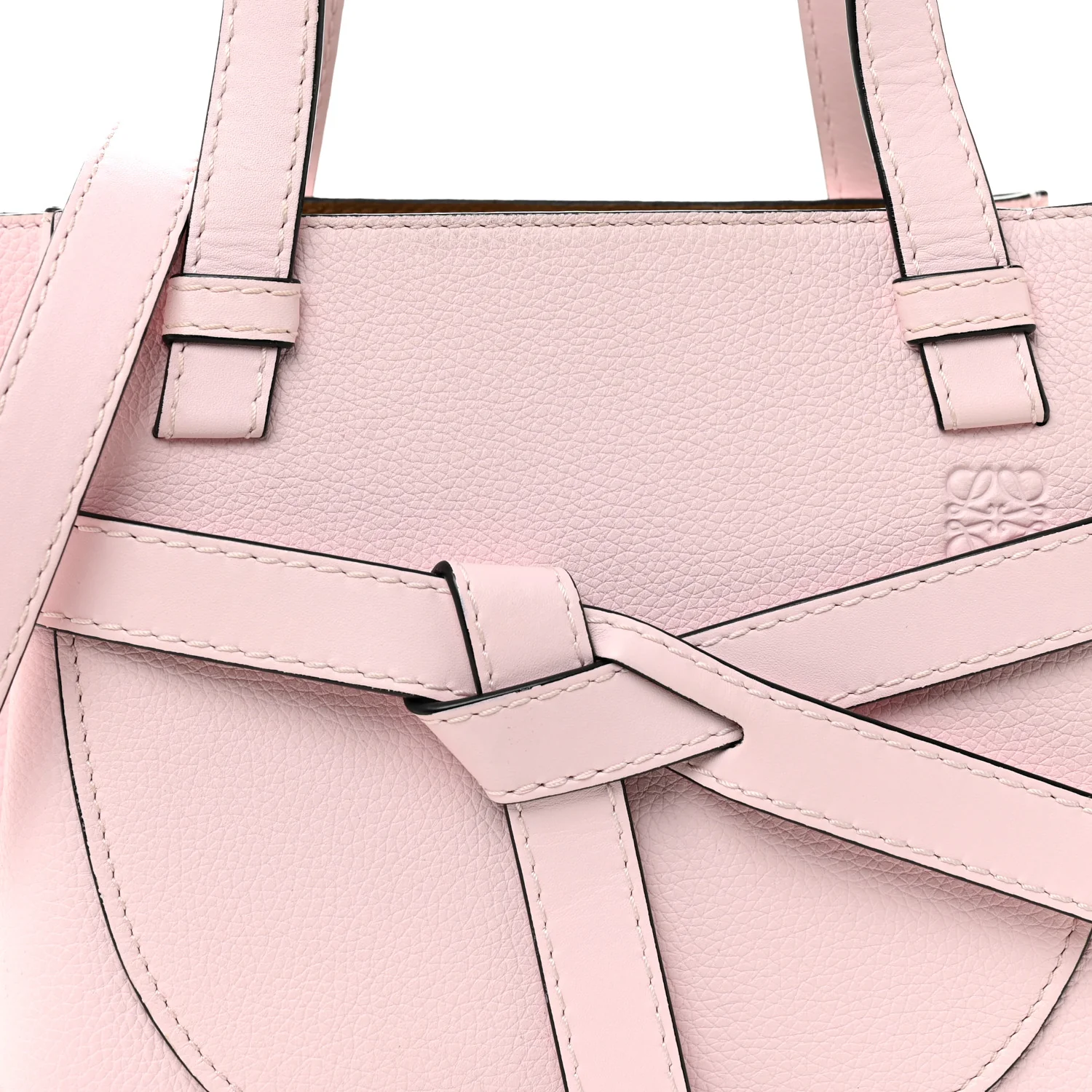 Calfskin Mini Gate Tote Icy Pink - Image 7