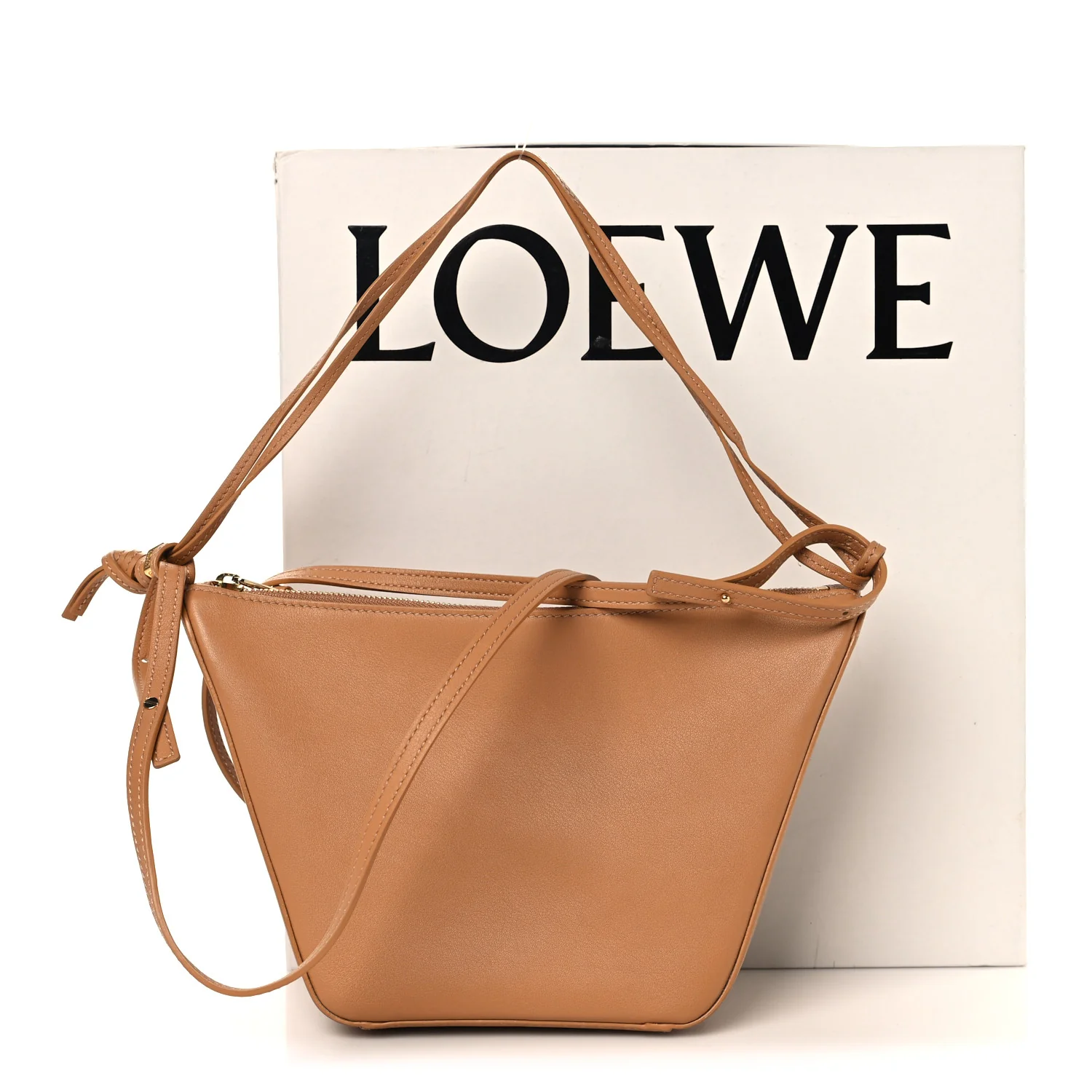 Calfskin Mini Hammock Hobo Tan - Image 11