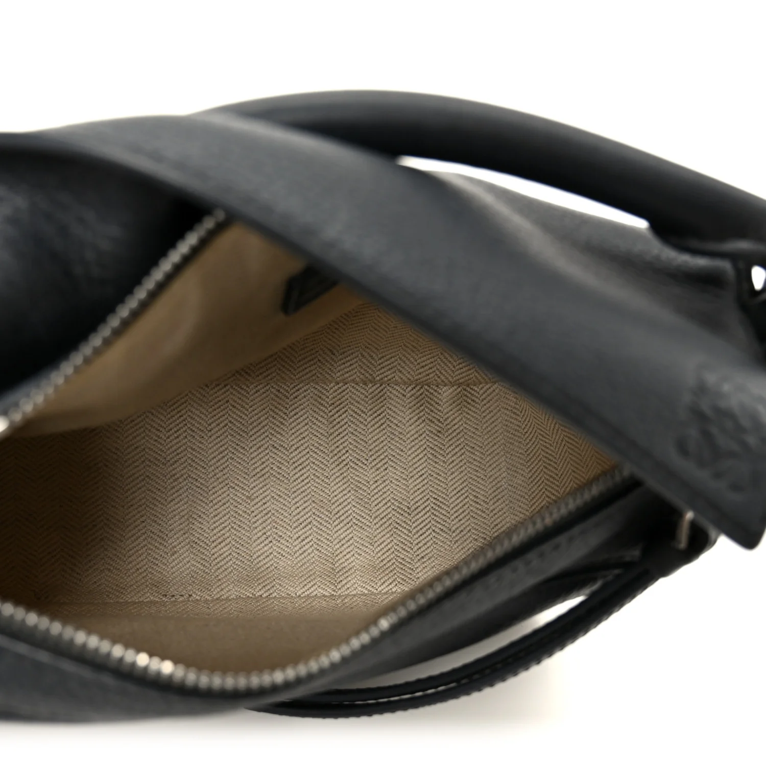 Calfskin Mini Puzzle Bag Black - Image 6