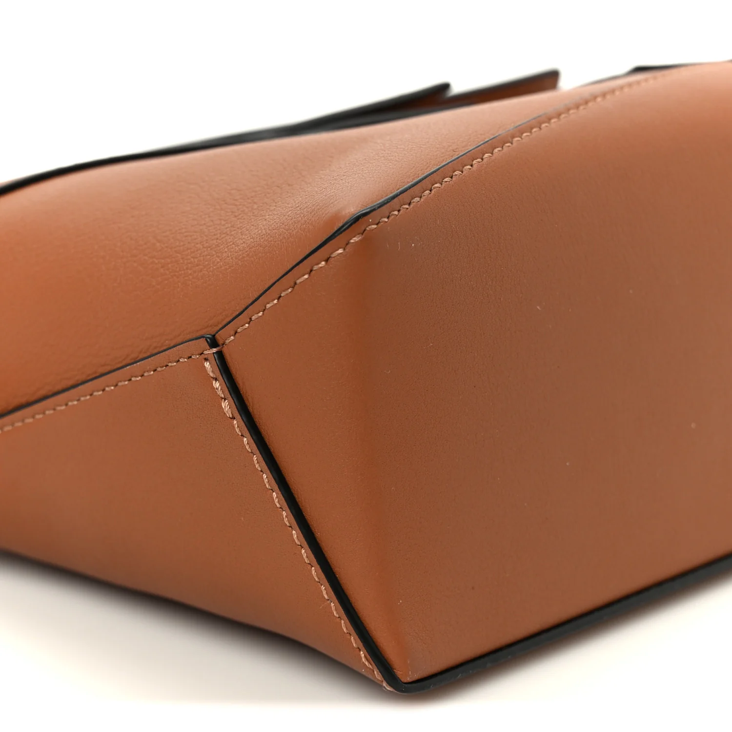 Calfskin Mini Puzzle Bag Tan - Image 10