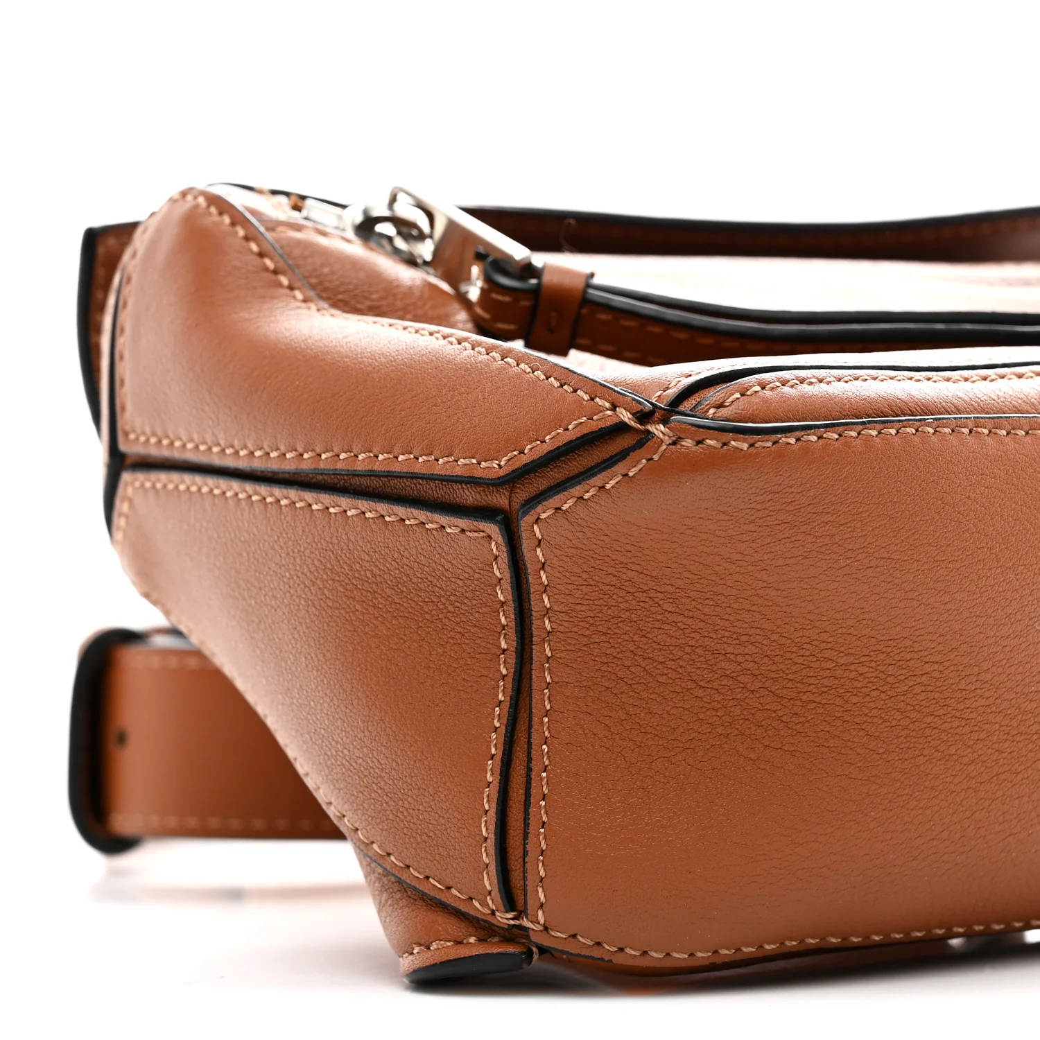 Calfskin Mini Puzzle Bumbag Tan - Image 9