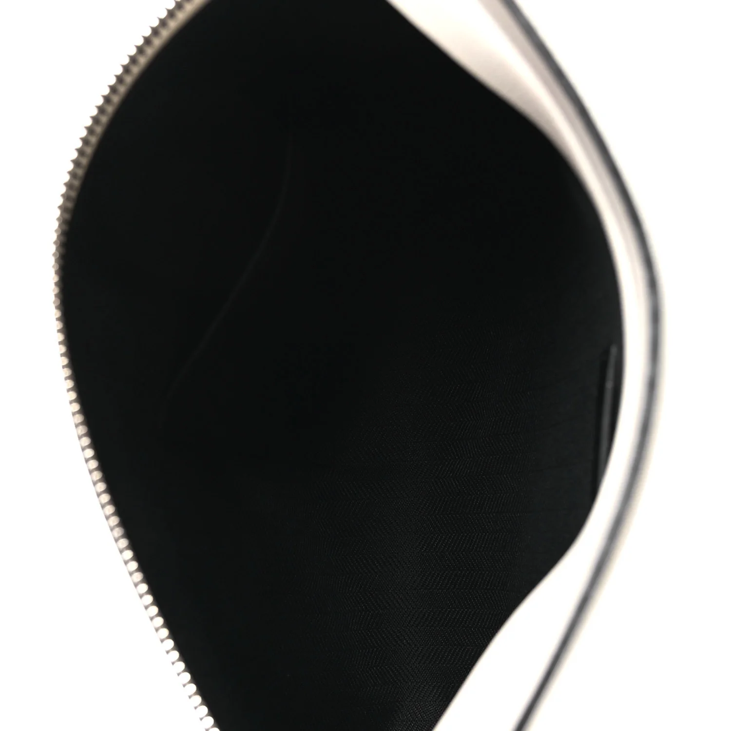 Calfskin Mushroom T Pouch Bag White - Image 5