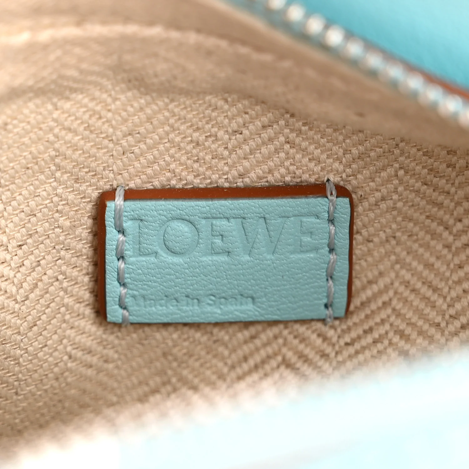 Calfskin Nano Puzzle Bag Pacific Aqua - Image 6