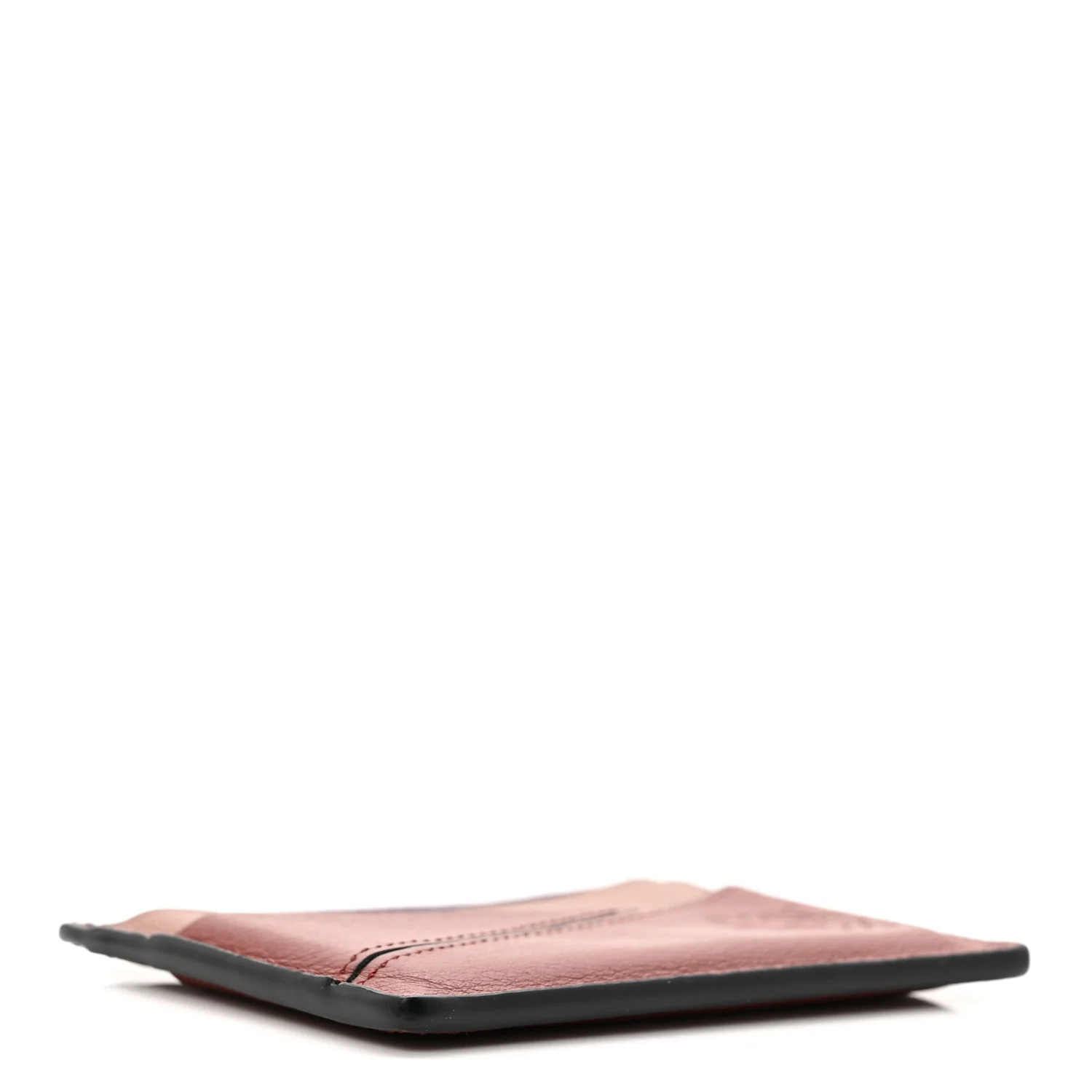 Calfskin Puzzle Colorblock Card Holder Multicolor - Image 4