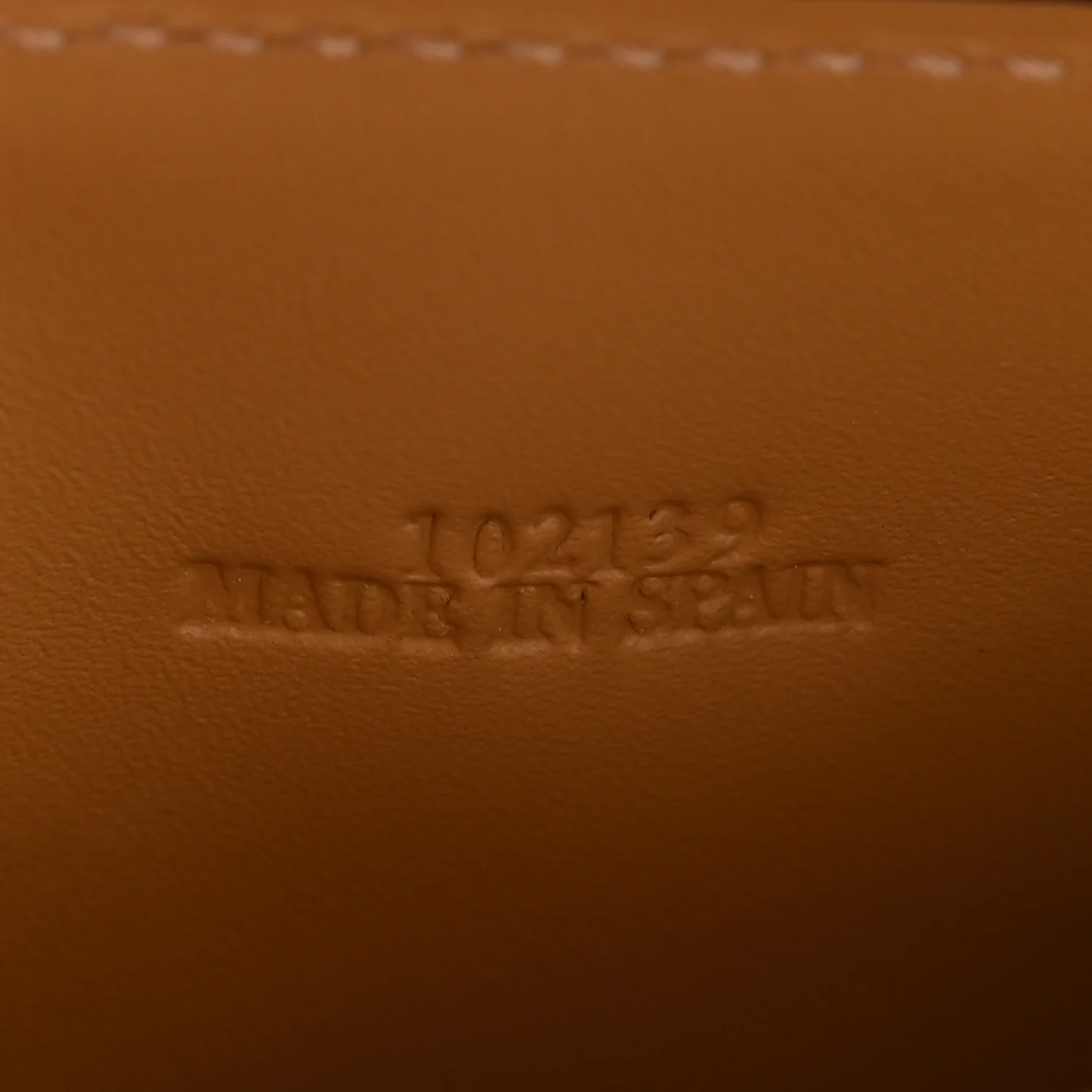 Calfskin Puzzle Colorblock Coin Card Holder Dune - Image 7