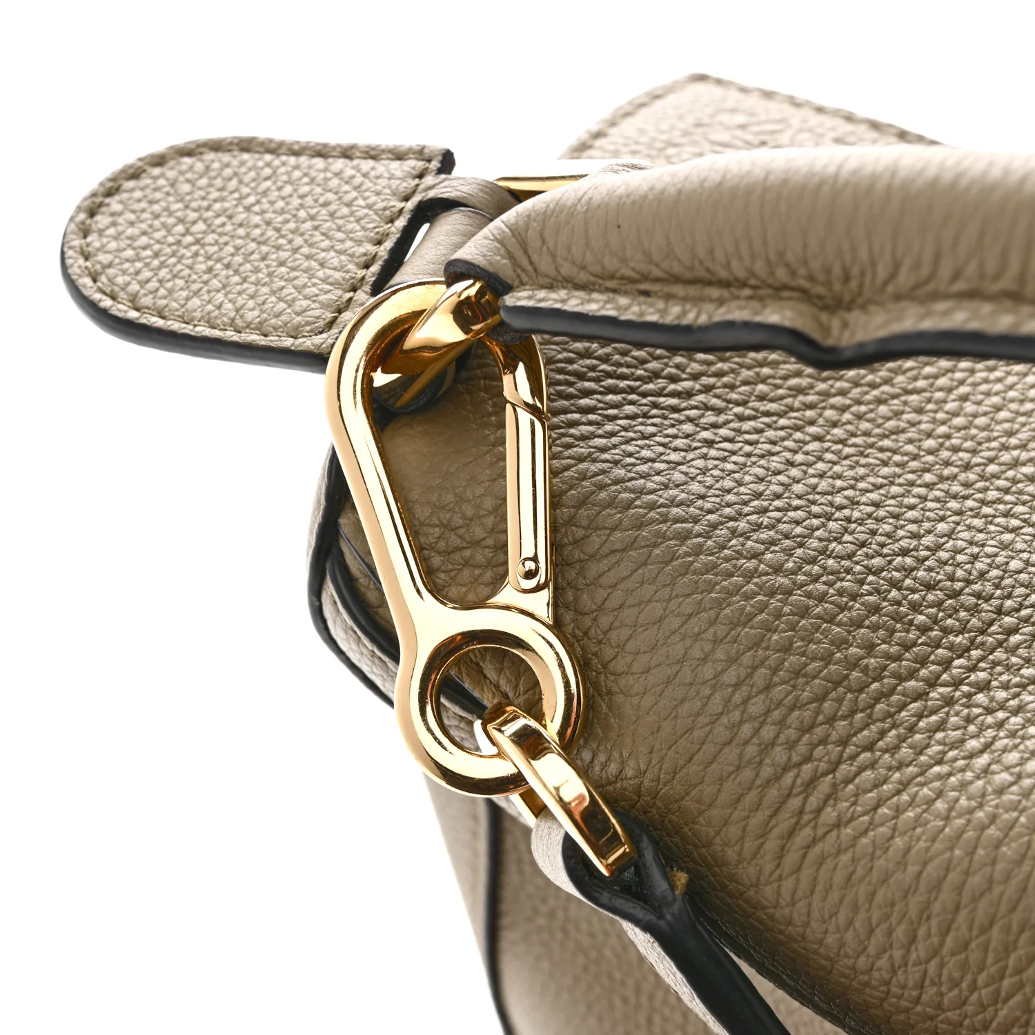 Calfskin Small Puzzle Bag Artichoke Green - Image 10