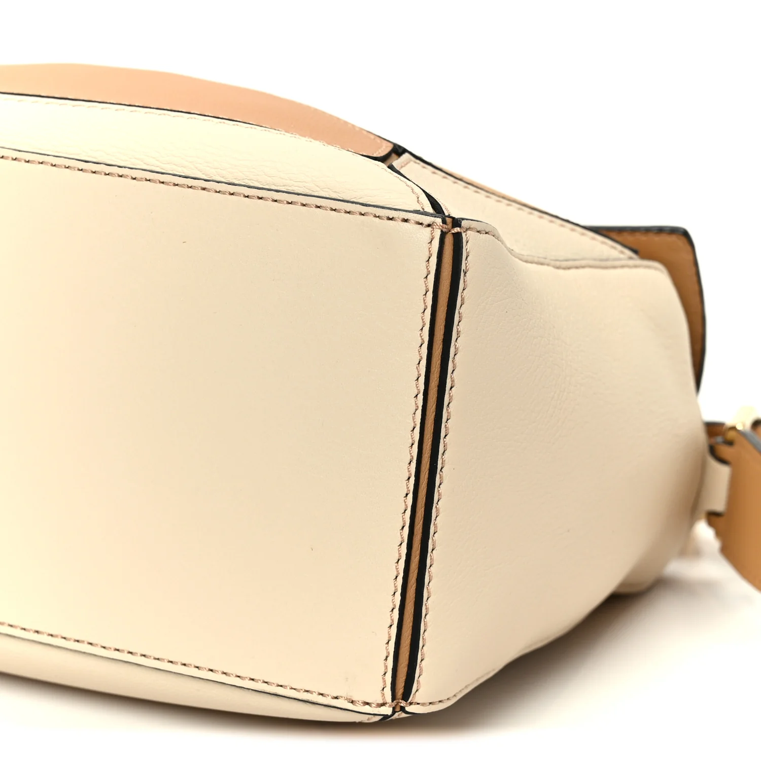 Calfskin Small Puzzle Bag Dune Warm Desert - Image 11