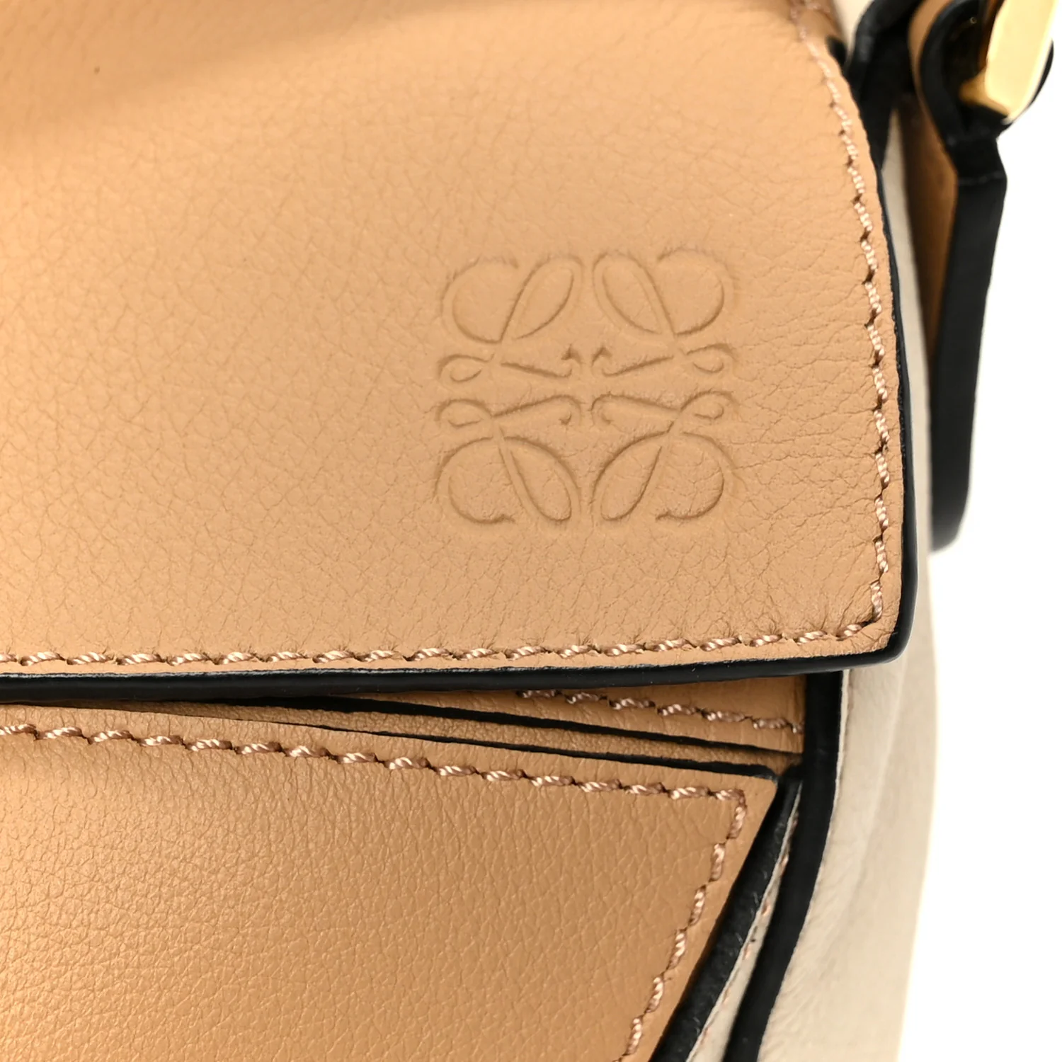 Calfskin Small Puzzle Bag Dune Warm Desert - Image 8