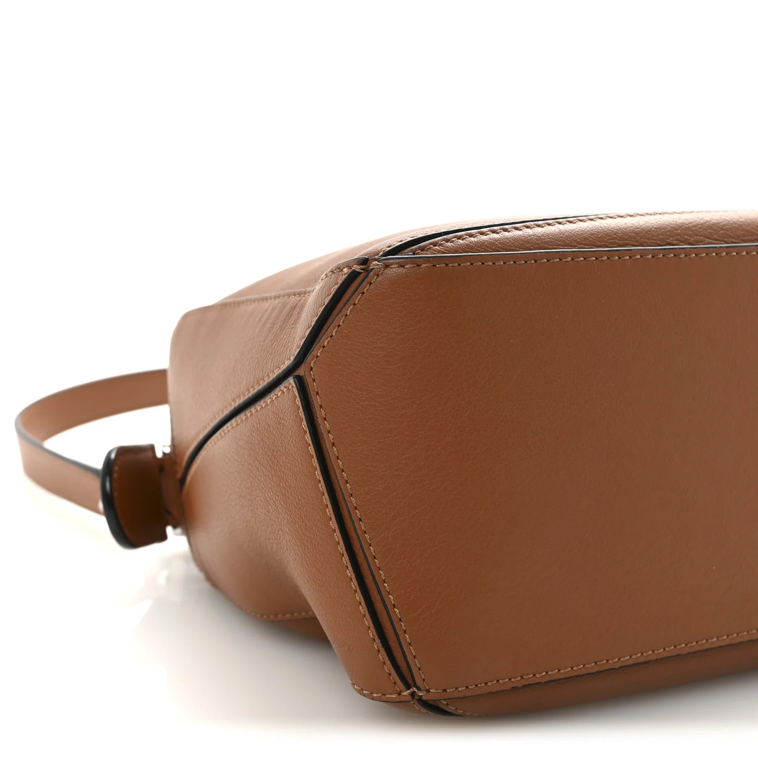 Calfskin Small Puzzle Bag Tan - Image 8