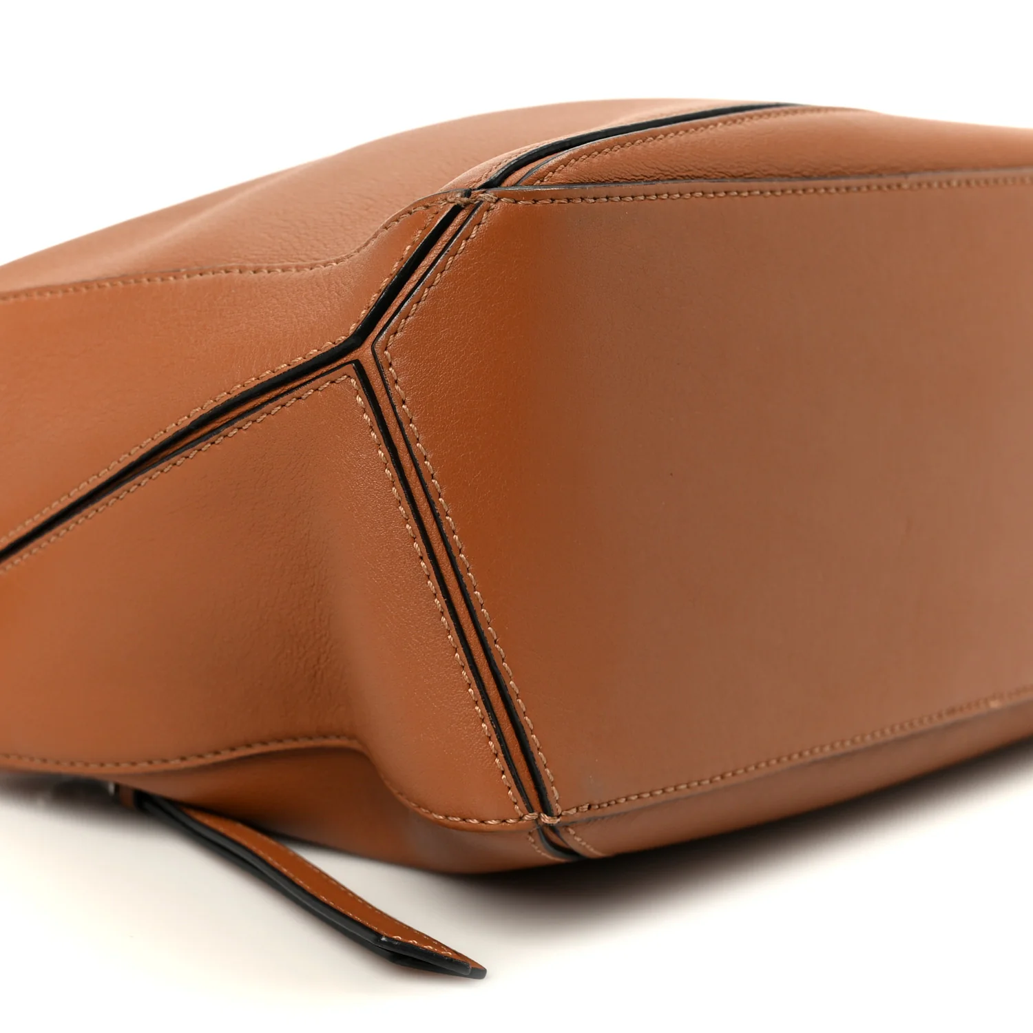 Calfskin Small Puzzle Bag Tan - Image 10