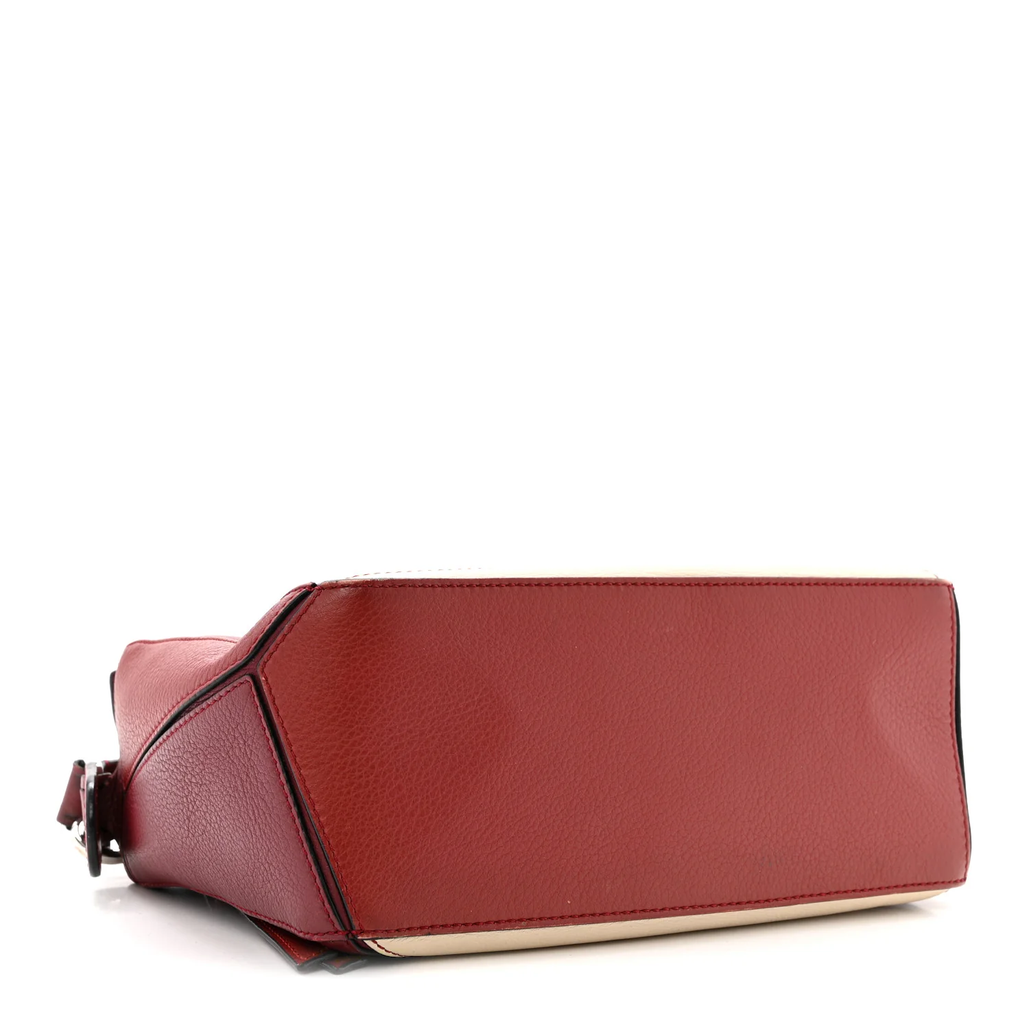Calfskin Small Puzzle Bag Wine Garnet - Image 3
