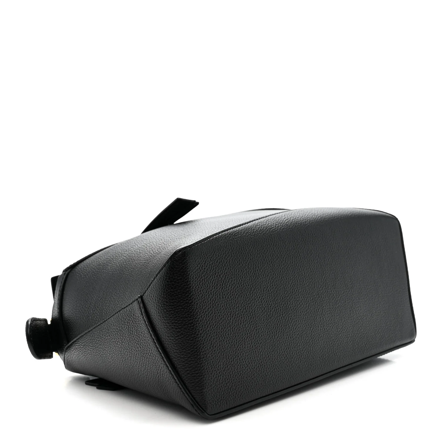 Calfskin Small Puzzle Edge Bag Black - Image 4