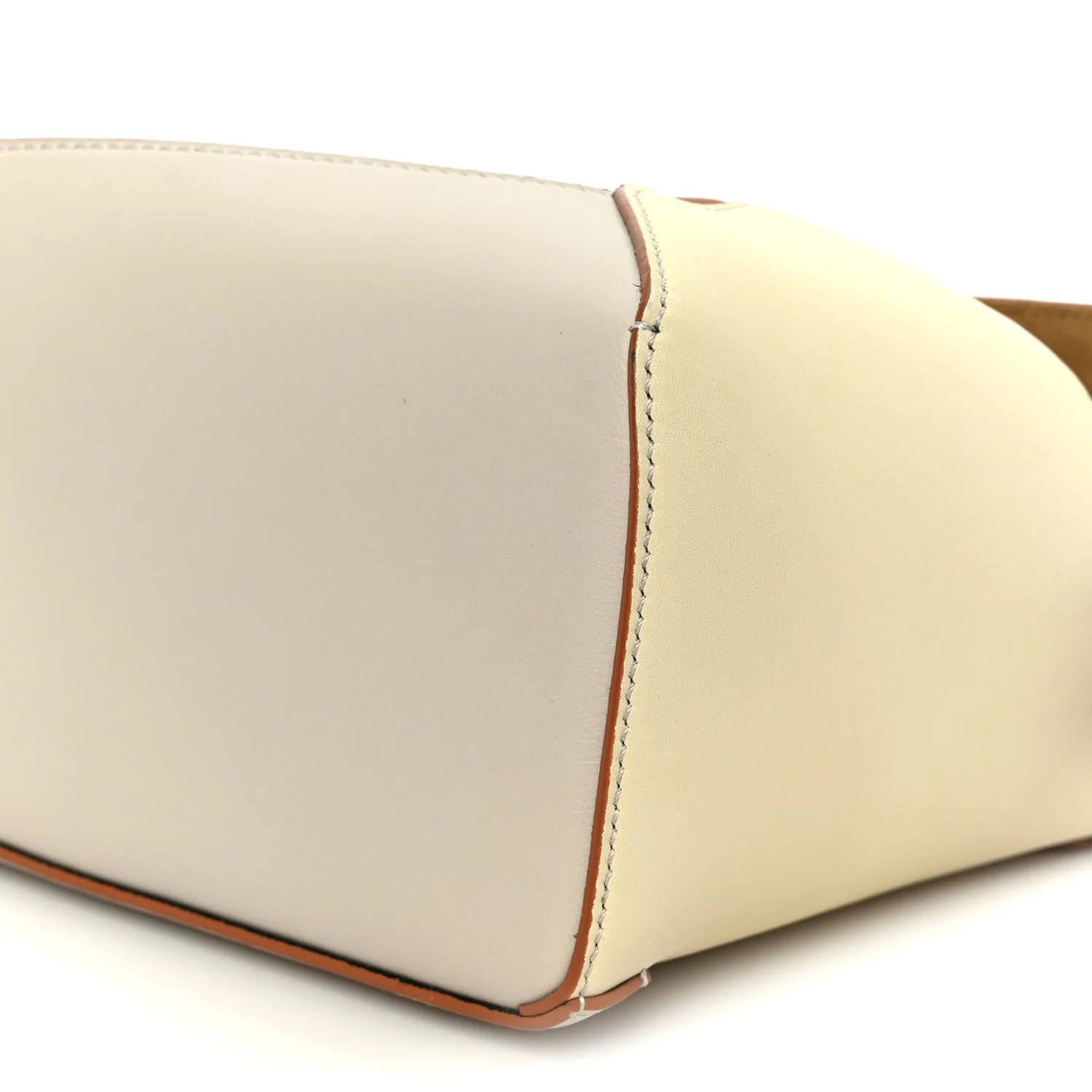 Calfskin Small Puzzle Edge Bag Ghost Soft White - Image 11