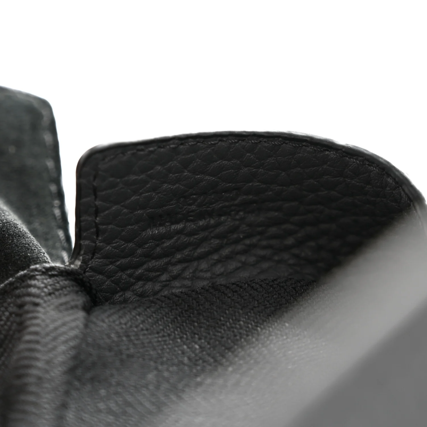 Grained Calfskin Large Puzzle Edge Bag Anthracite - Image 11