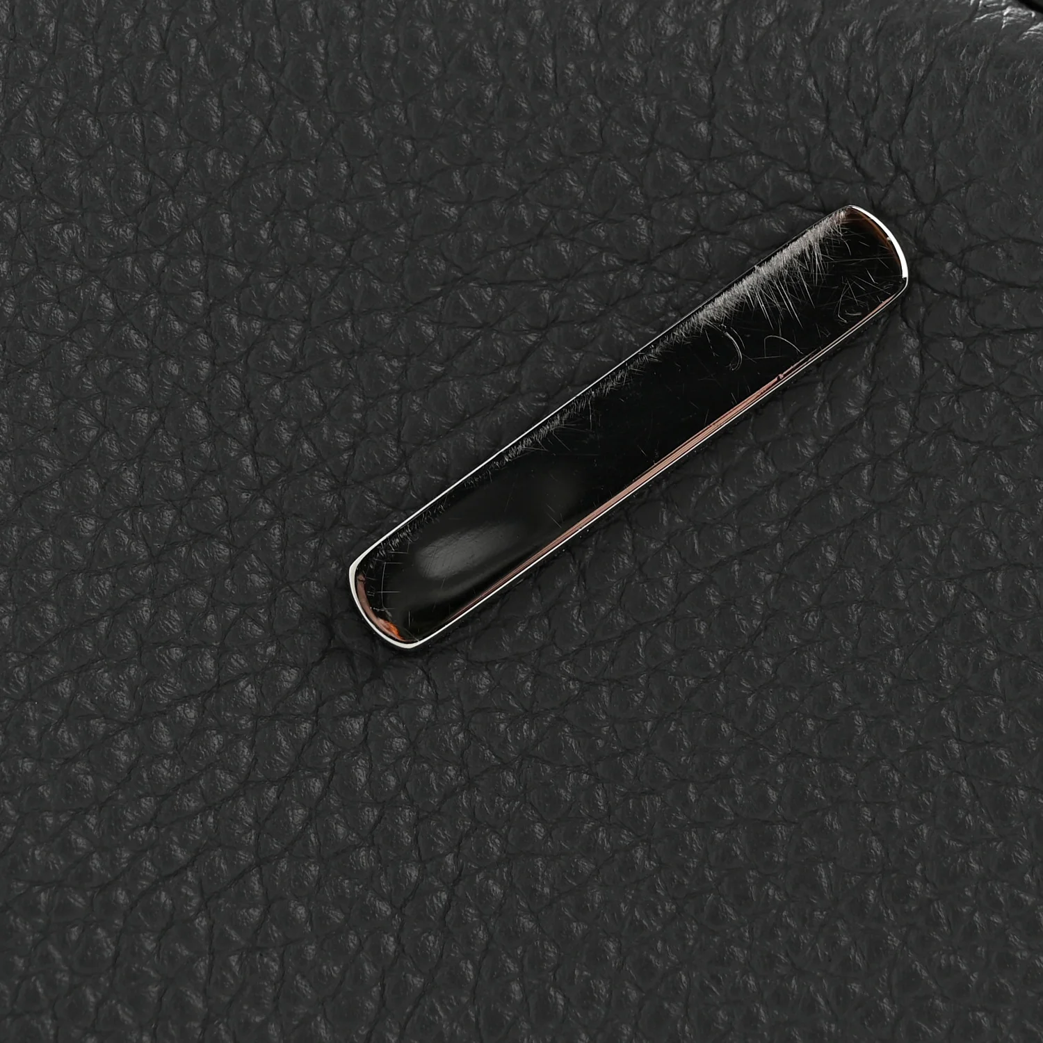 Grained Calfskin Large Puzzle Edge Bag Anthracite - Image 15