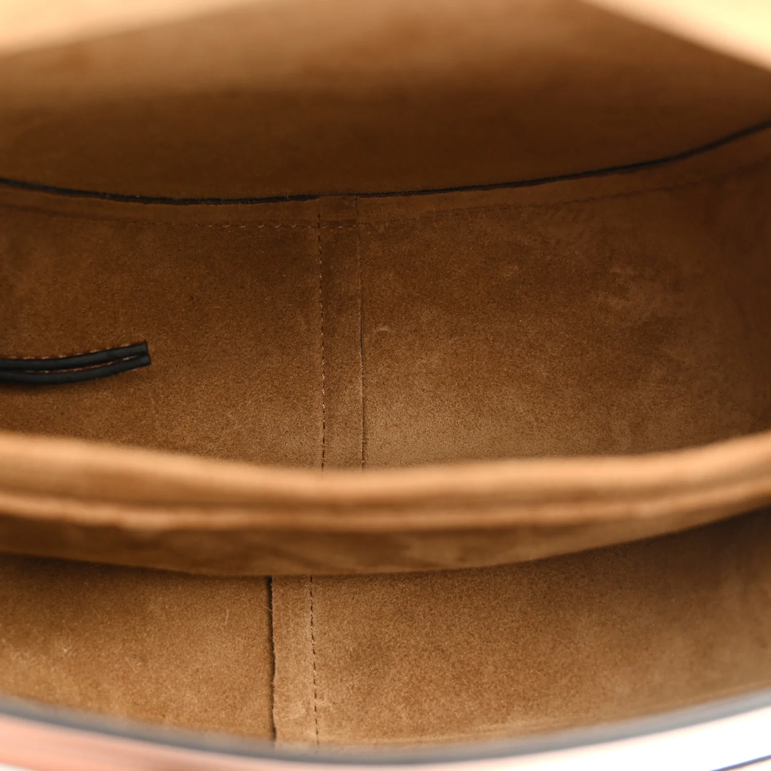 Grained Calfskin Small Gate Crossbody Bag Tan - Image 7