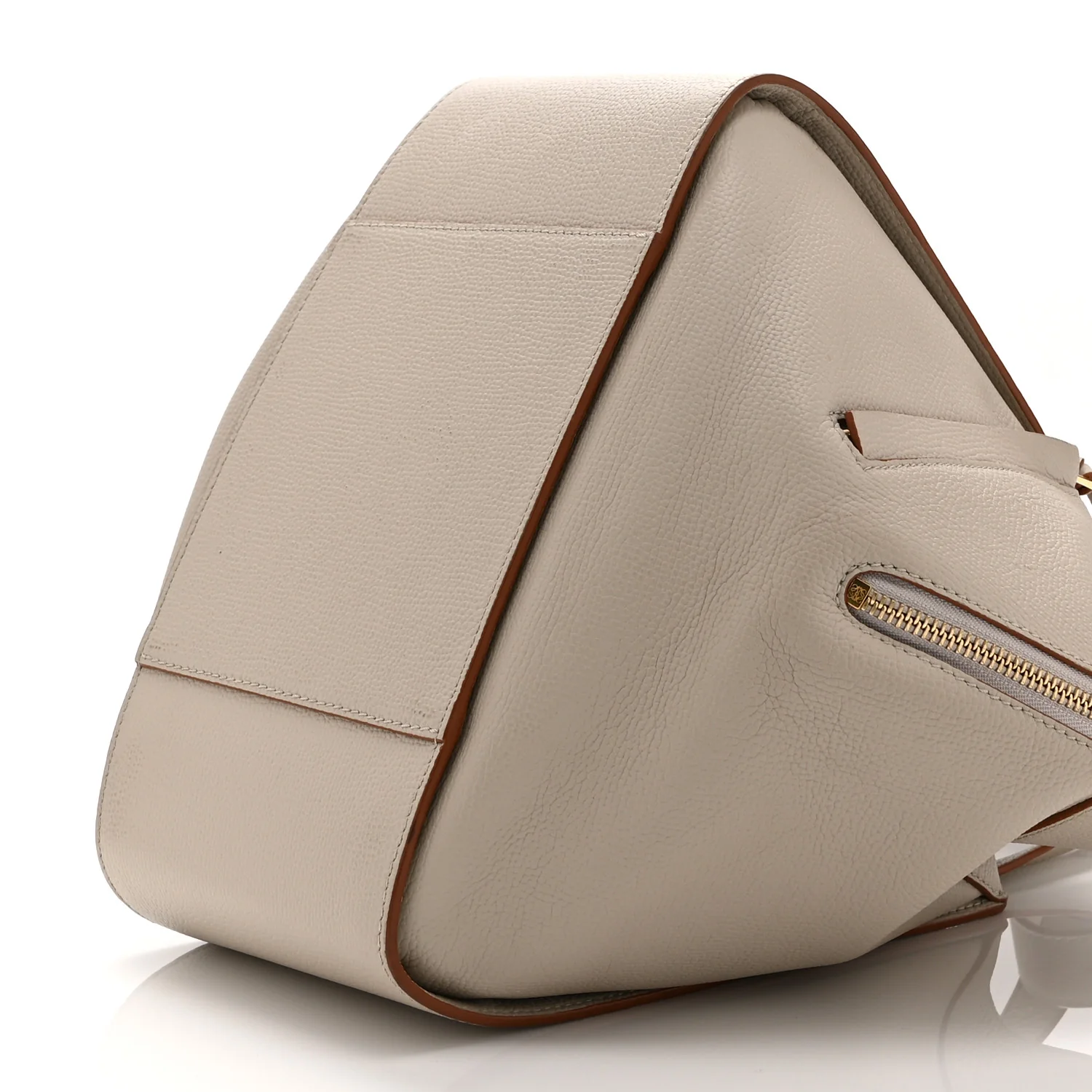 Grained Calfskin Small Hammock Shoulder Bag Light Ghost - Image 10