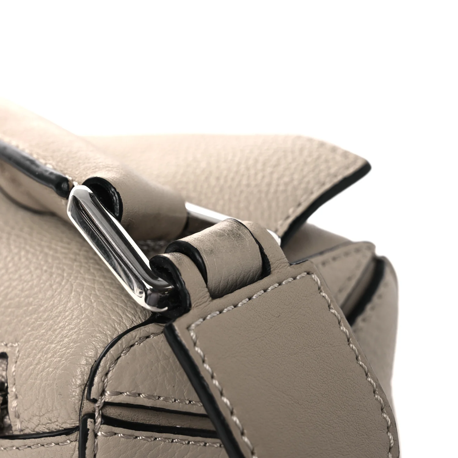 Grained Calfskin Small Puzzle Bag Sand - Image 13