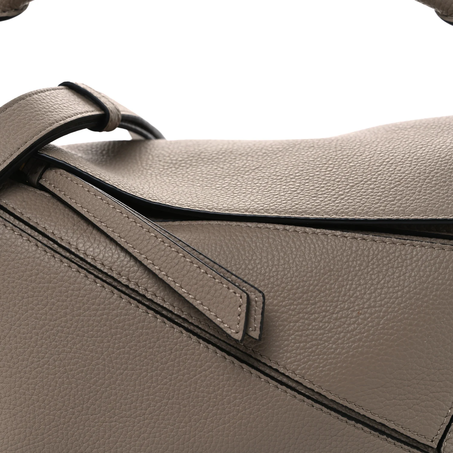 Grained Calfskin Small Puzzle Bag Sand - Image 7