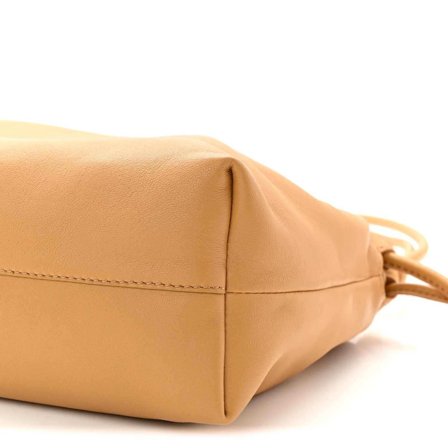 Mellow Nappa Donut Medium Chain Flamenco Knot Clutch Sahara - Image 10