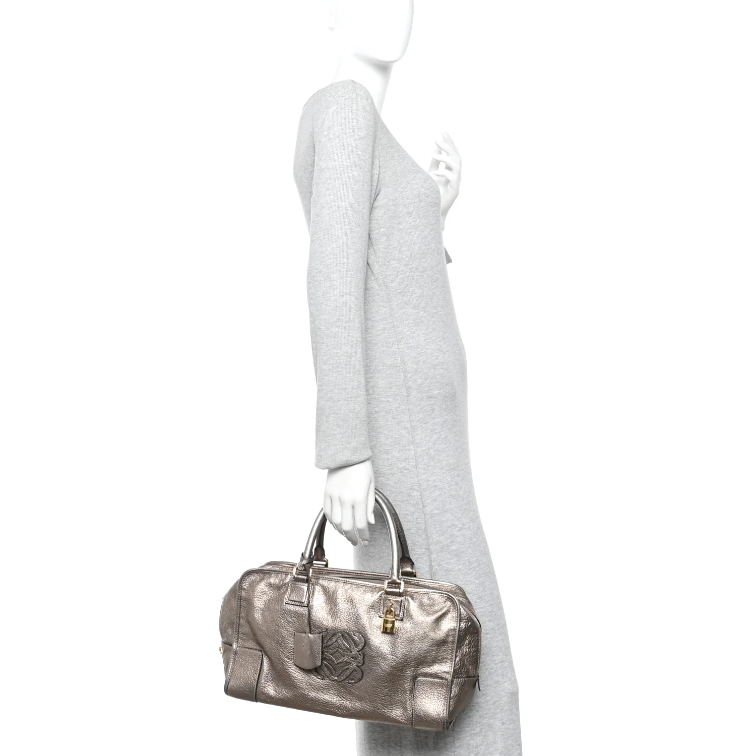 Metallic Calfskin Amazona 28 Bronze - Image 2