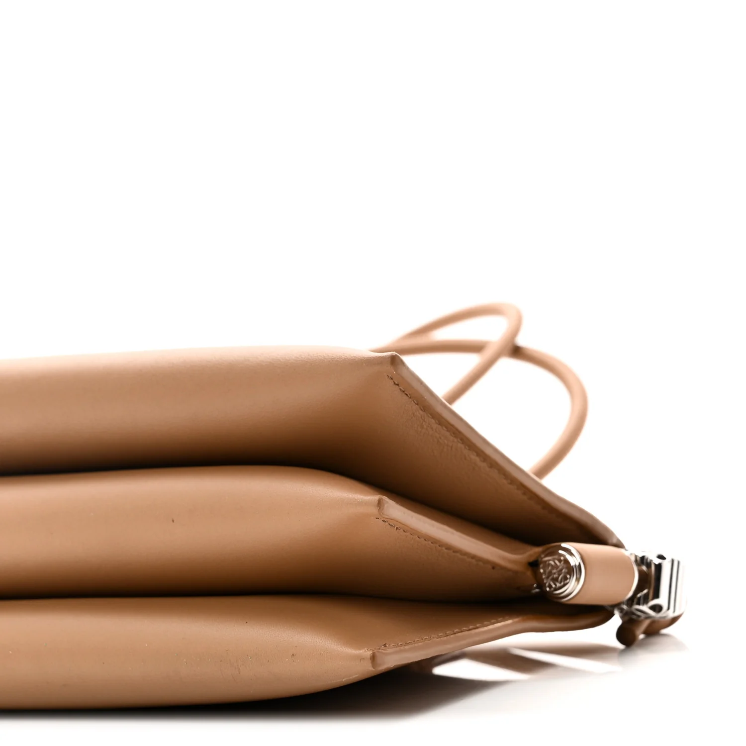 Nappa Calfskin Joya Pouch Mocha - Image 9