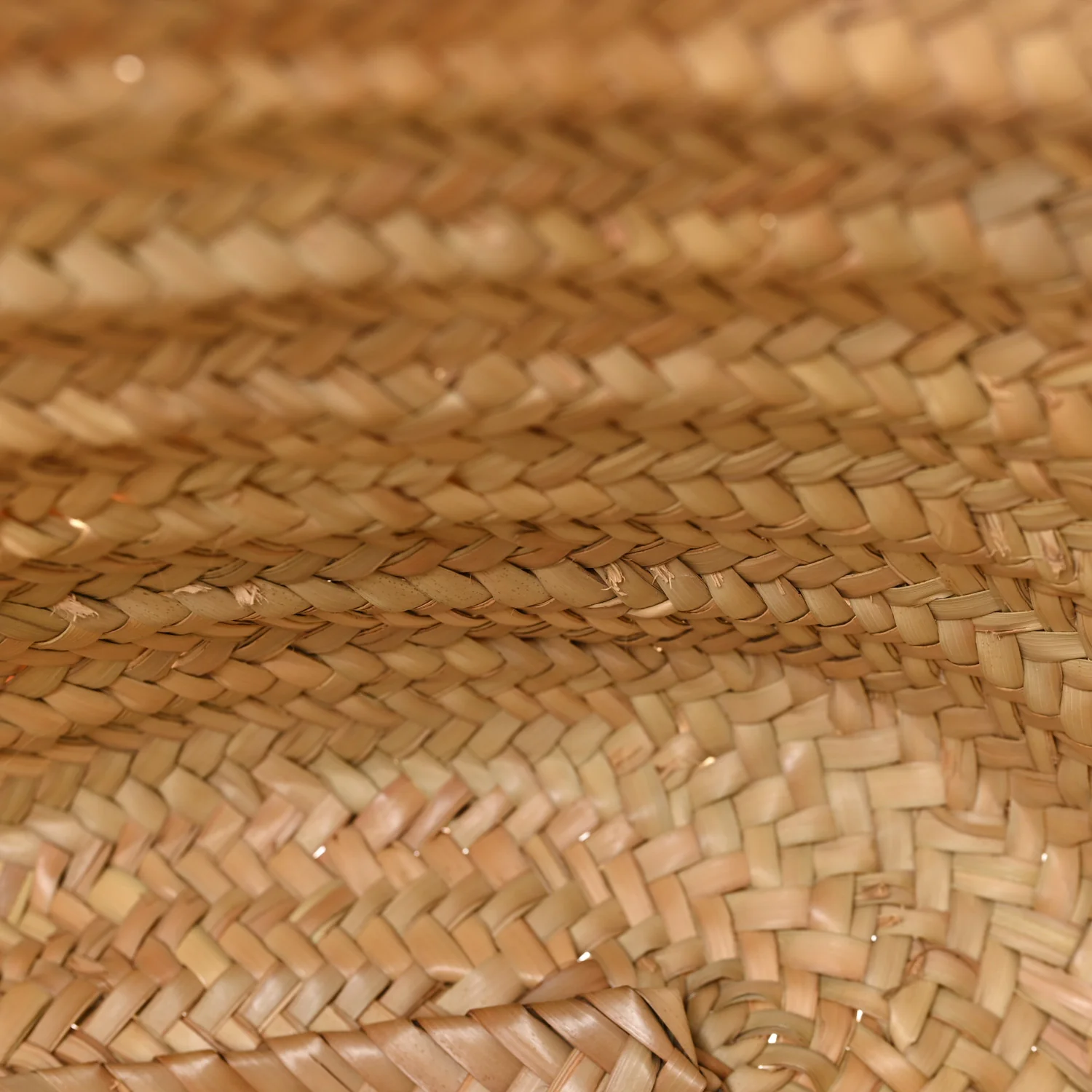 Raffia Large Basket Tote Bag Natural Tan - Image 11