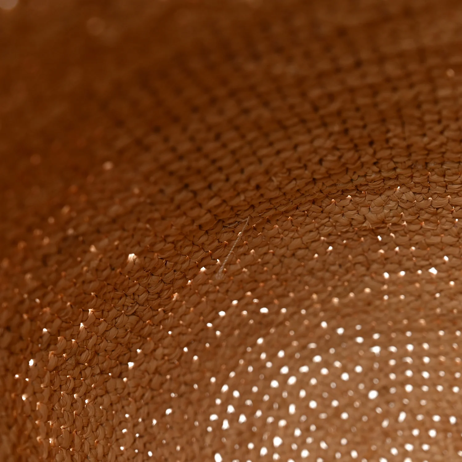 Raffia Mini Slit Tote Bag Natural Tan - Image 10