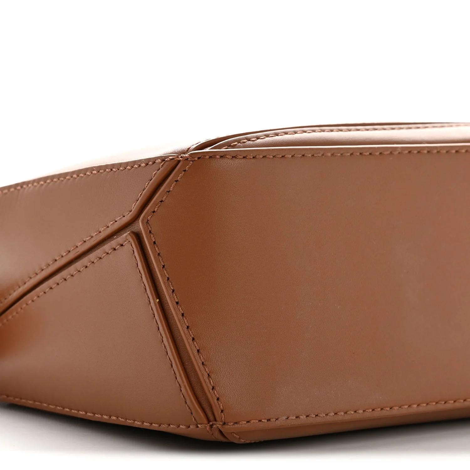 Satin Calfskin Mini Puzzle Bag Pecan - Image 9