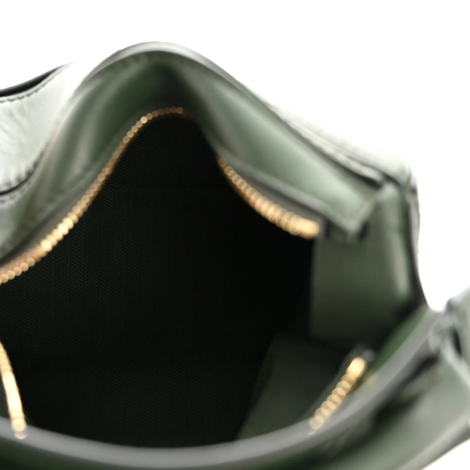 Satin Calfskin Mini Puzzle Bag Vintage Khaki - Image 5
