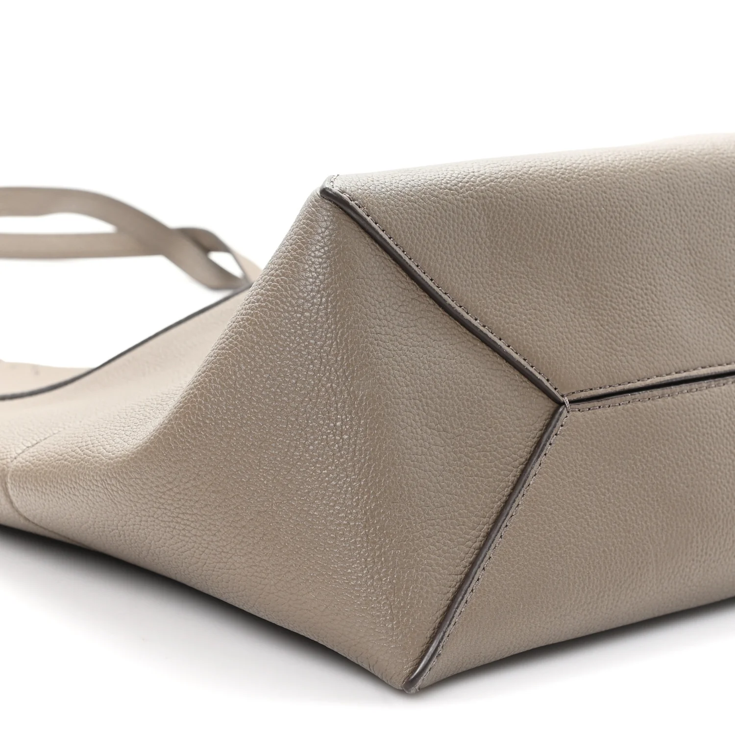 Shiny Calfskin Medium Puzzle Fold Tote Sand - Image 8