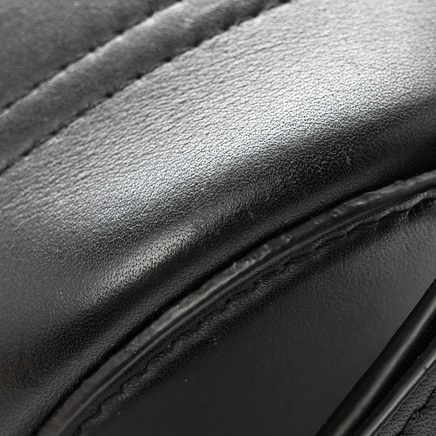 Smooth Calfskin Mini Pebble Bucket Bag Black - Image 14