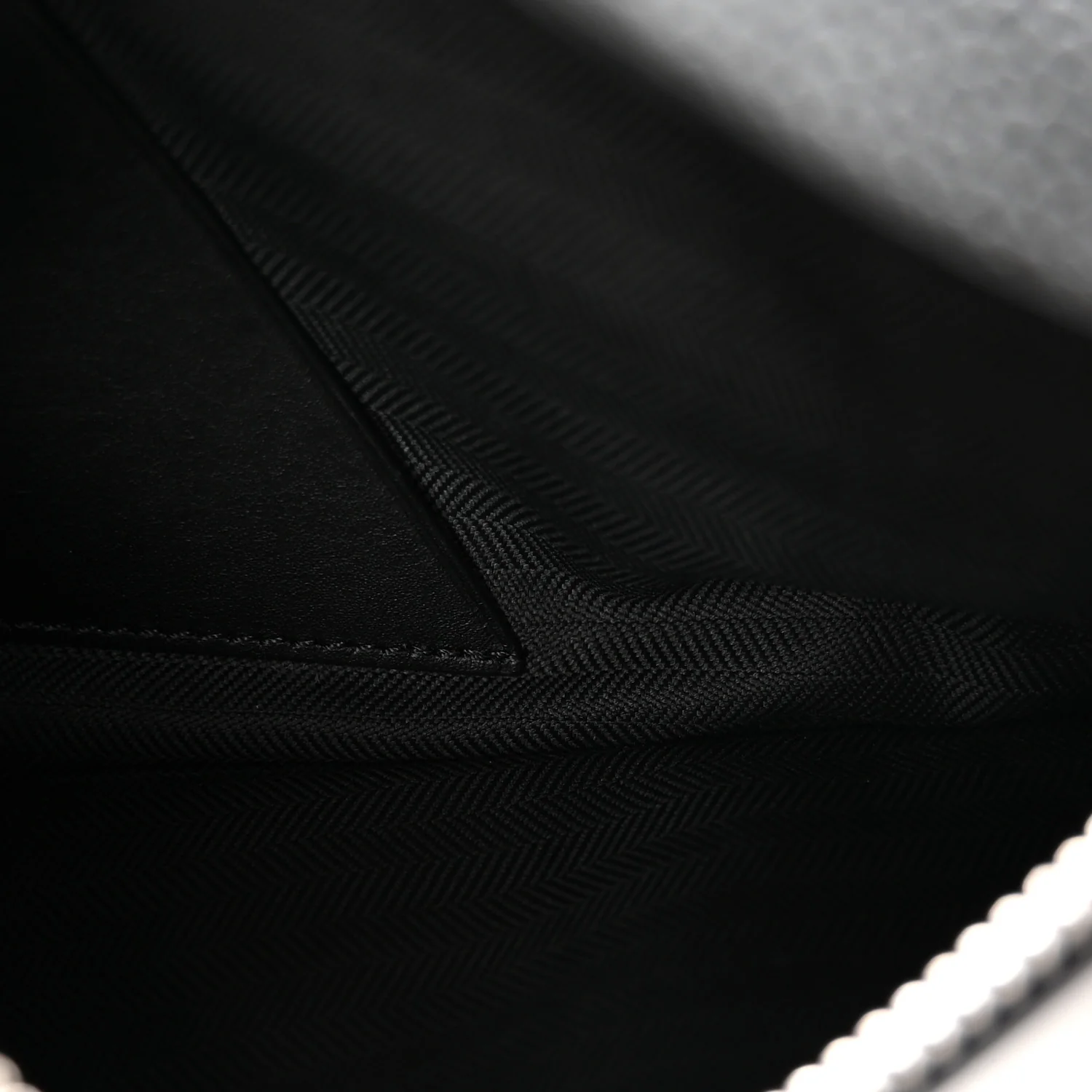 Soft Grained Calfskin Vertical T-Pocket Crossbody Bag Black - Image 6