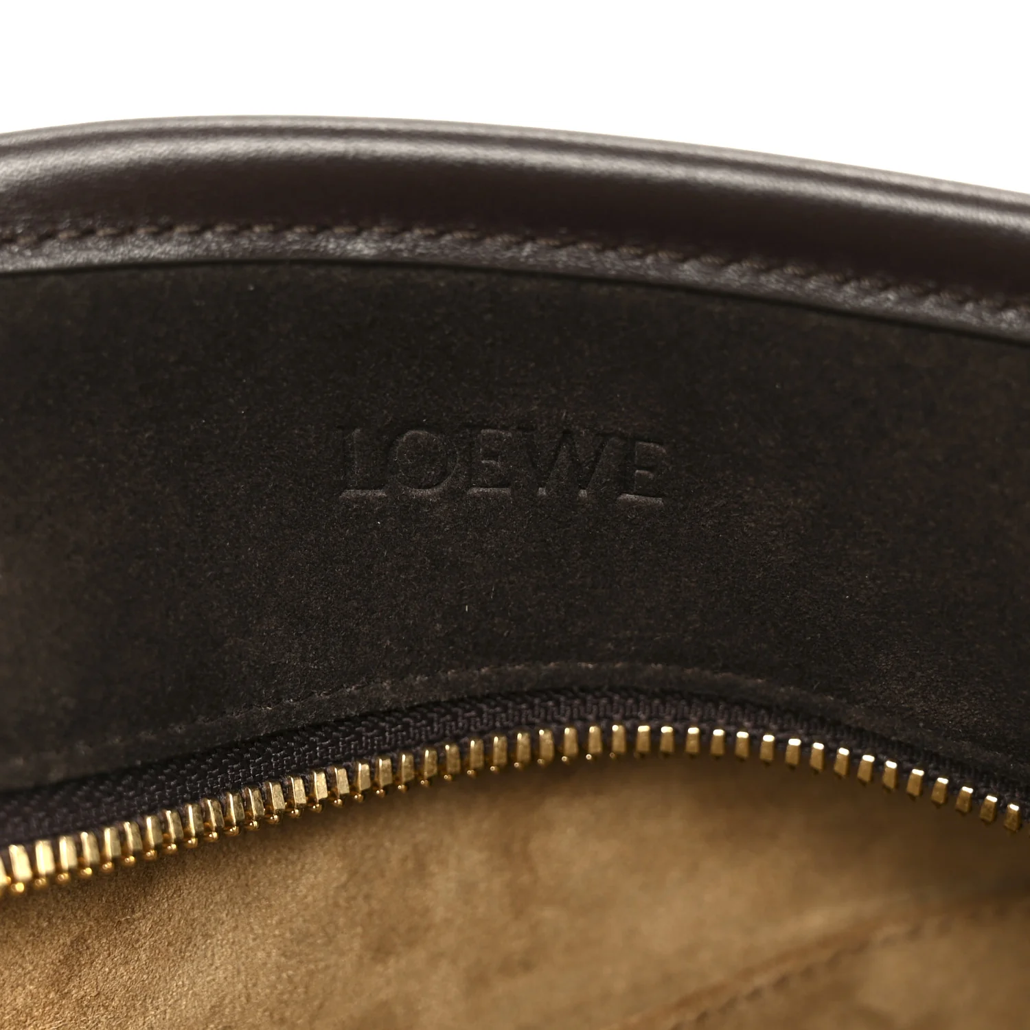 Suede Calfskin Large Amazona 180 Dark Chestnut - Image 7