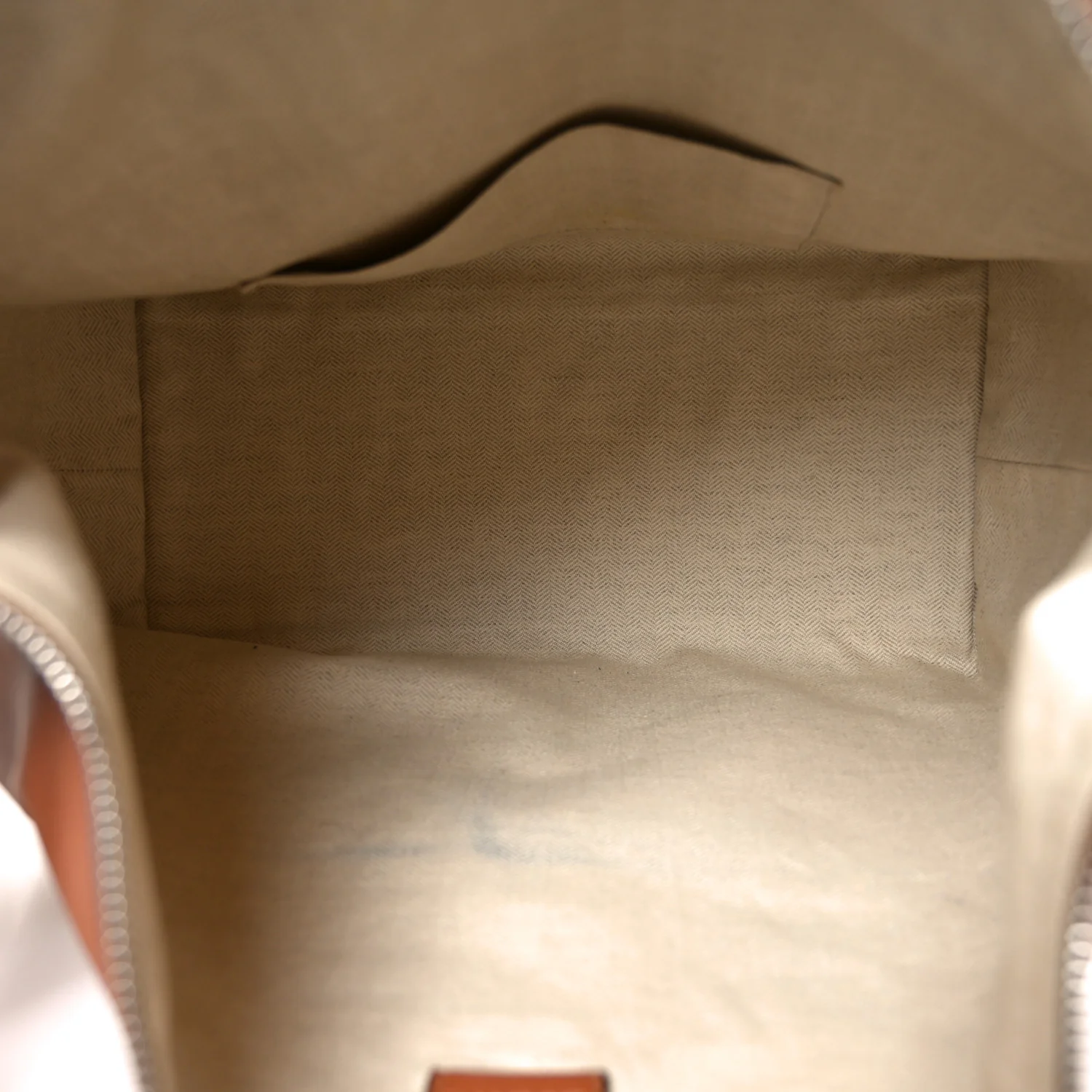 Supple Smooth Calfskin Jacquard Cubi Crossbody Bag Tan - Image 5