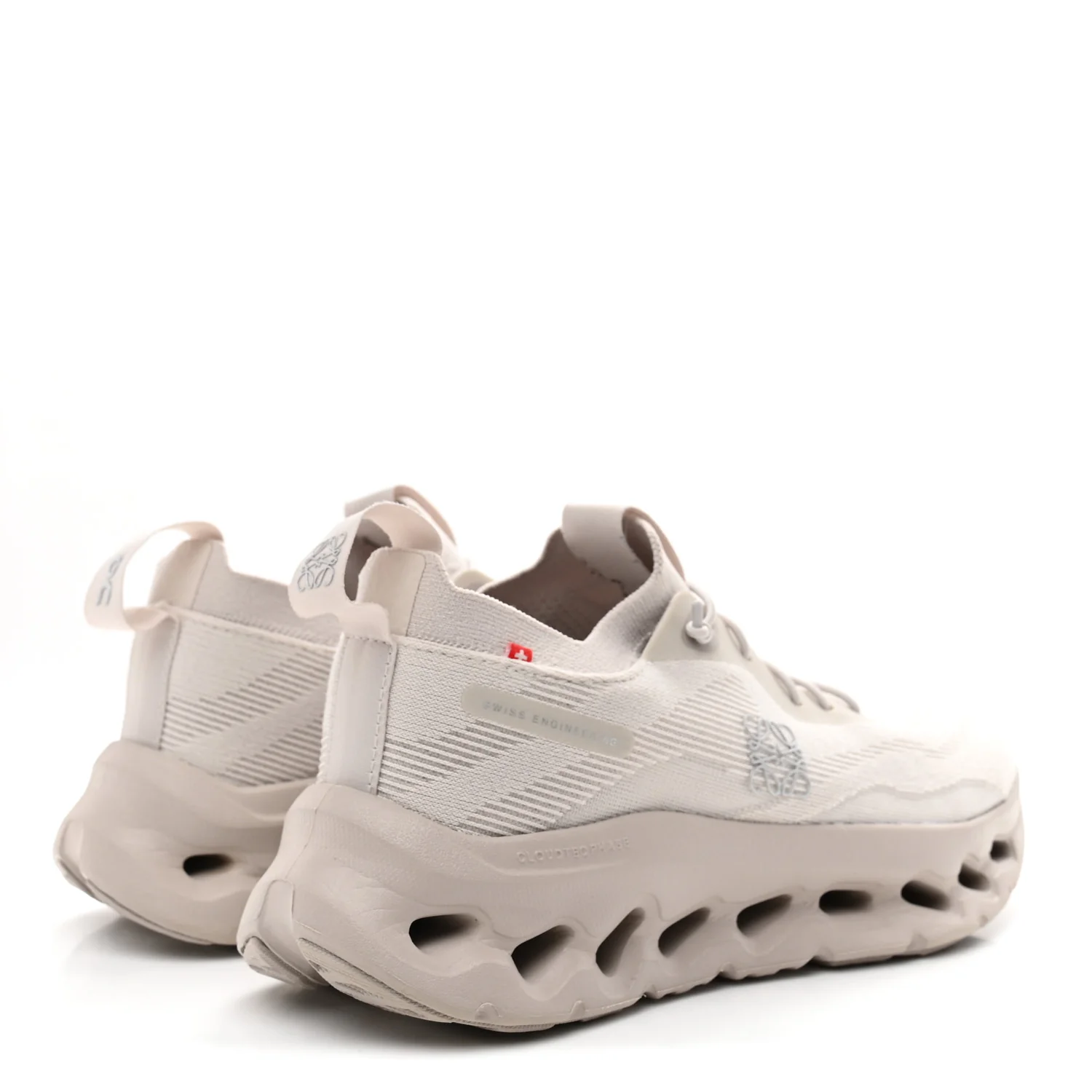 X ON Recycled Polyester Womens Cloudtilt Sneakers 38 Sand - Image 5