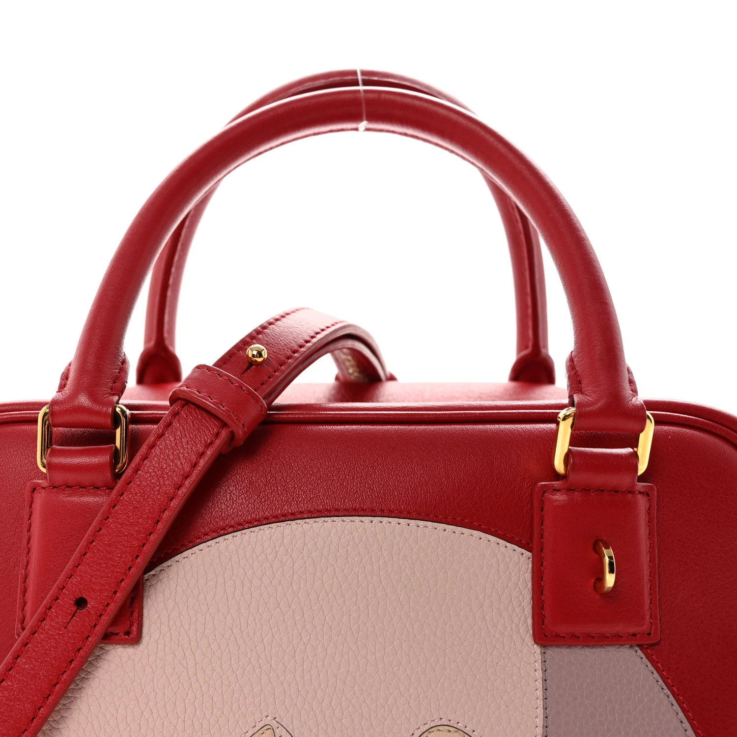 X SPIRITED AWAY Calfskin Bo Mouse Amazona 19 Red - Image 7