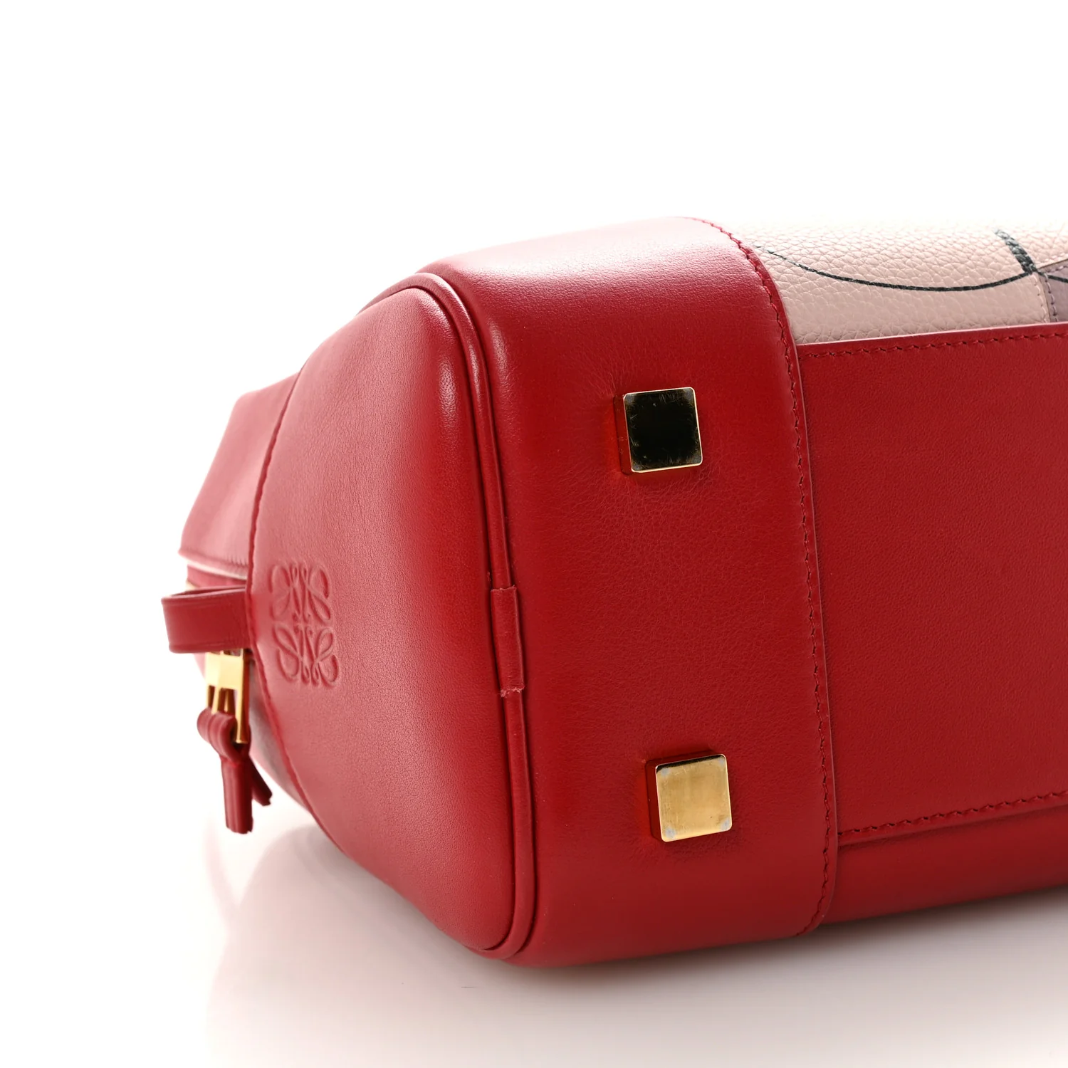 X SPIRITED AWAY Calfskin Bo Mouse Amazona 19 Red - Image 8