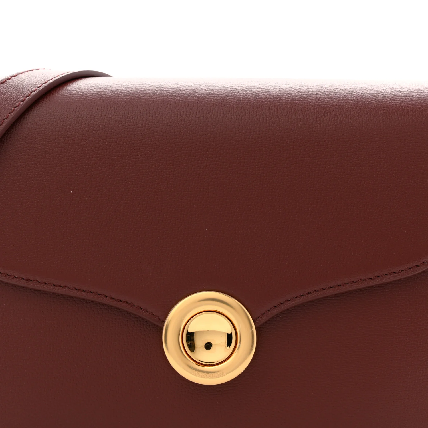 Grained Calfskin Ghiera Bag Azuki Beans - Image 7