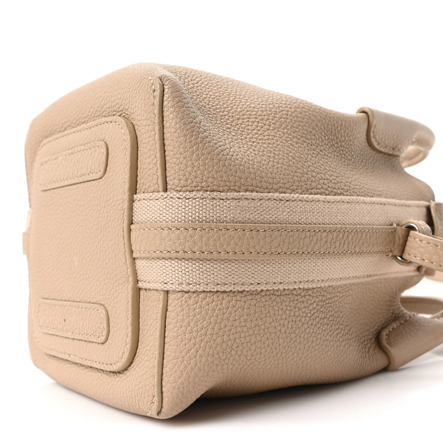 Grained Calfskin Micro Bale Bag Light Mastic - Image 9